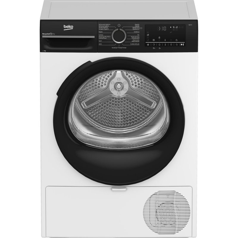 Detalle 2 de Beko BM3T49240W 9 kg: secadora bomba de calor con Aquawave y ProSmart Inverter