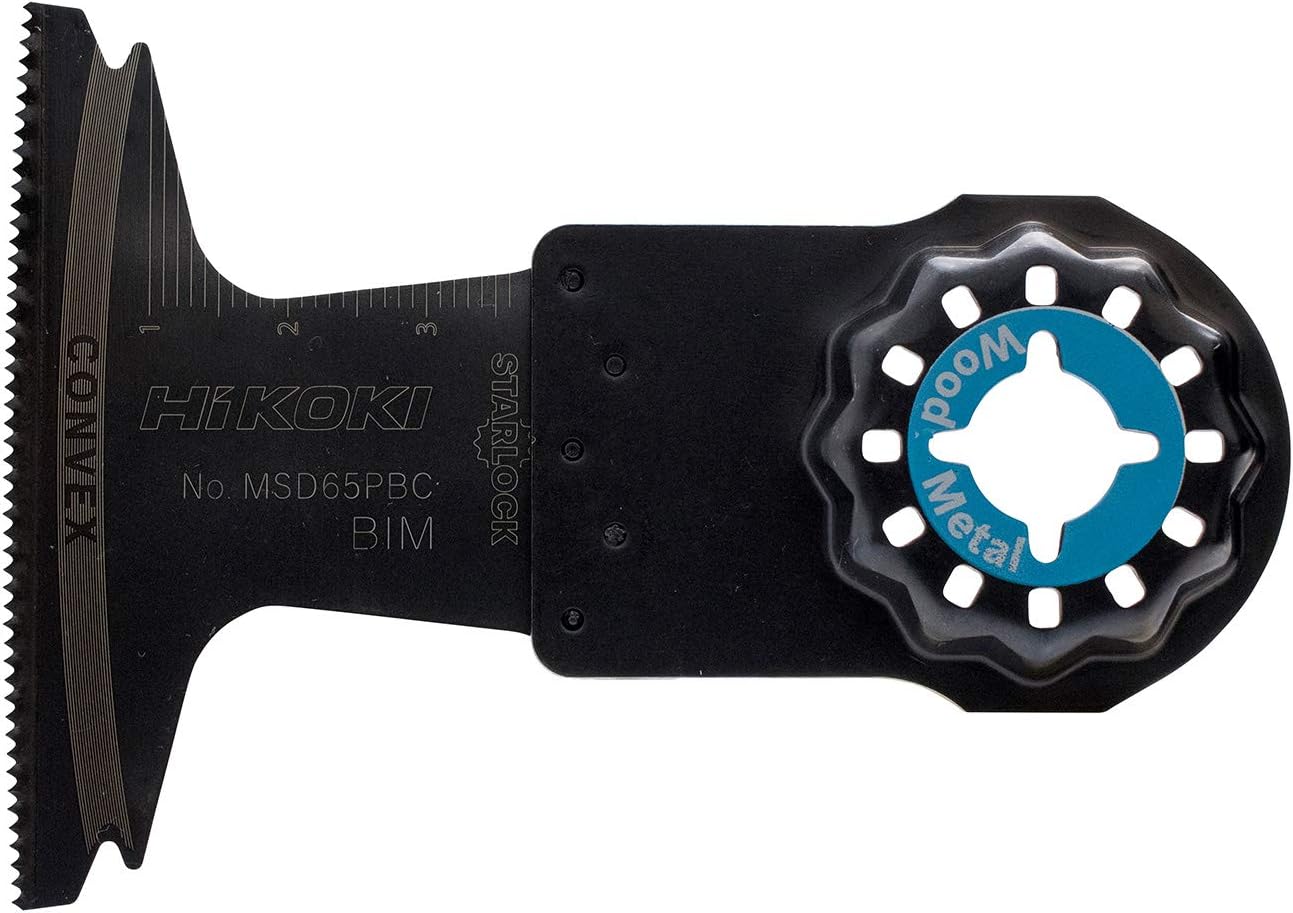 Detalle 2 de HiKOKI MSD65PBC マルチツール用ブレード STARLOCK 木材・金属用 0037-0791
