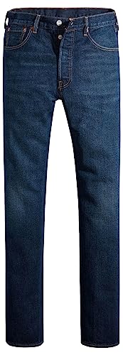 Detalle de Levi’s 501 Original Fit para hombre Fresh Clean (30W / 32L): vaqueros con el corte clásico y comodidad para el día a día