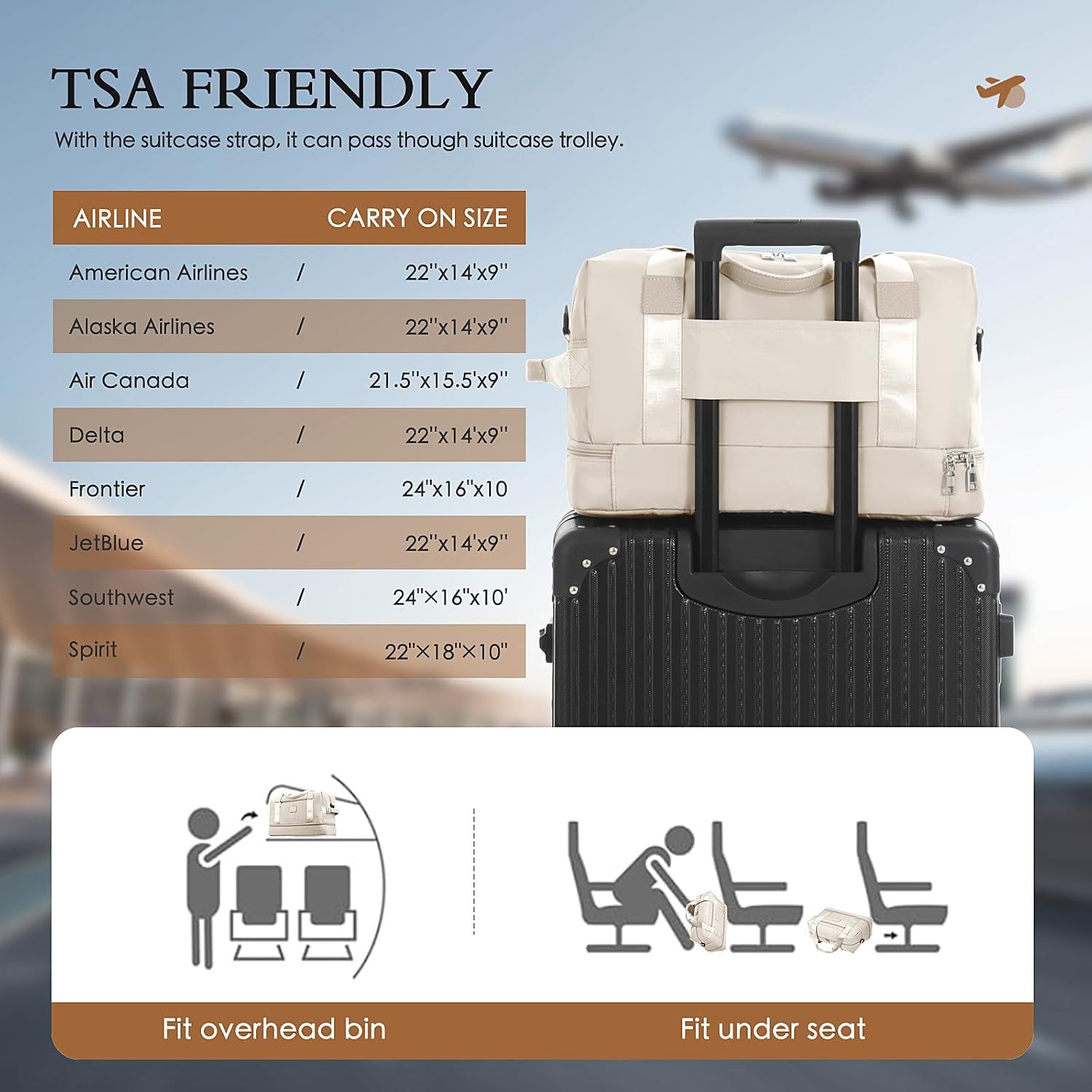 Thumbnail 4 de Ryanair Cabin Bag 40x30x20 underseat carry-on