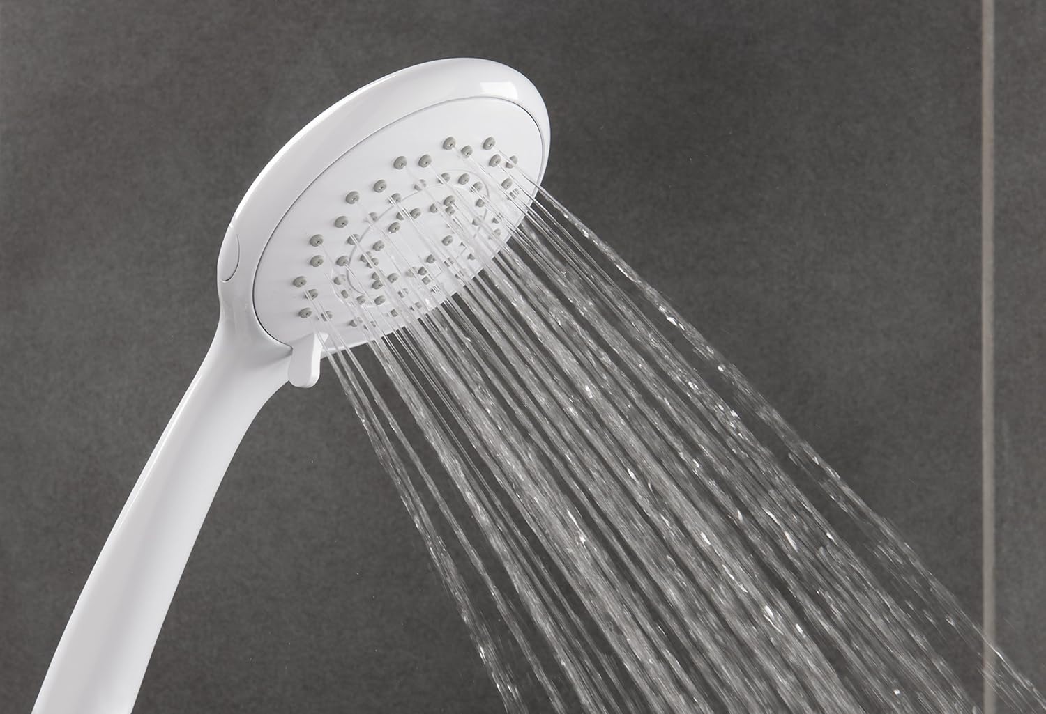 Thumbnail 4 de Triton Showers Showerhead (8000 Series) – White Finish, 5 Spray Patterns