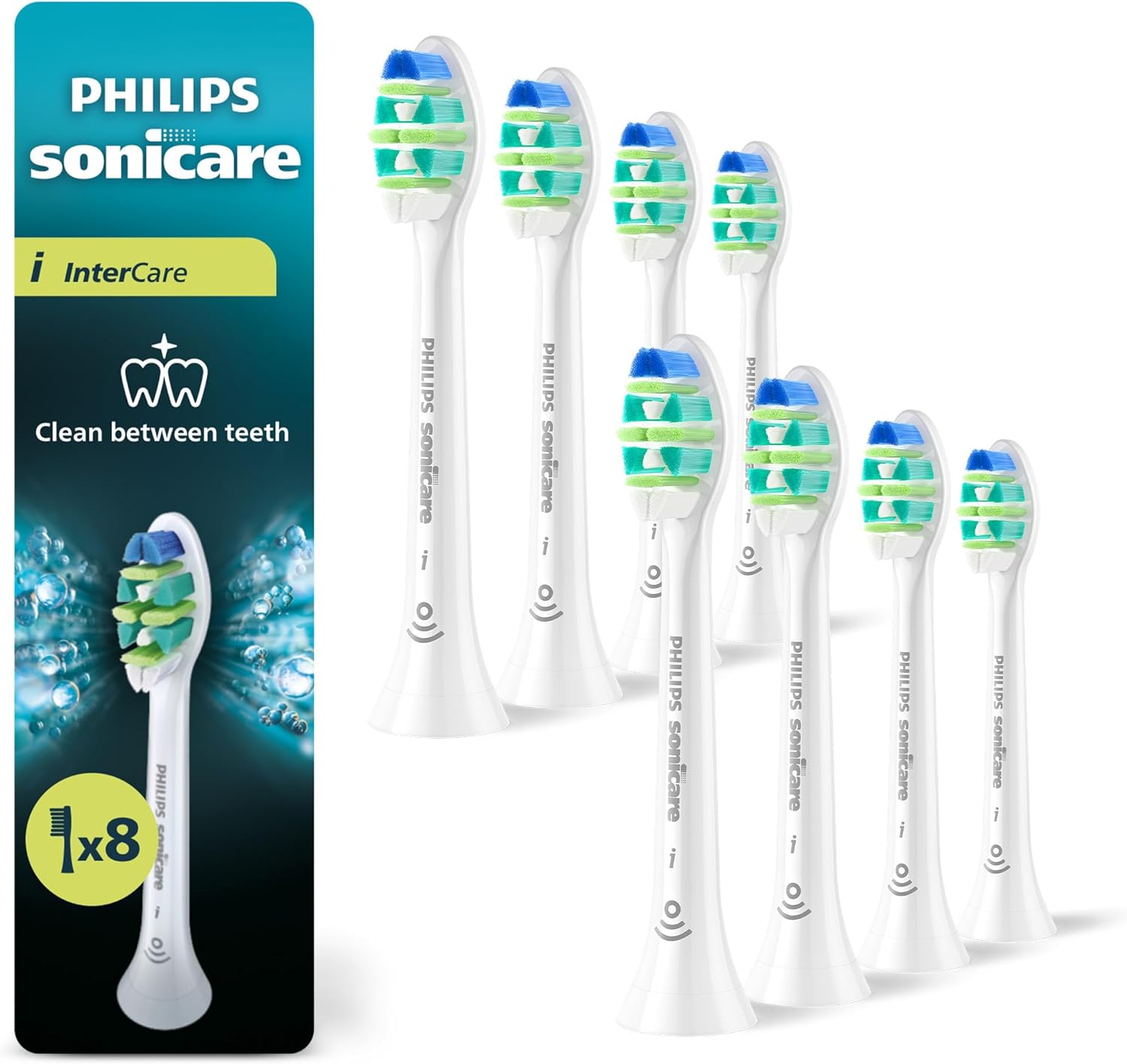 Philips Sonicare InterCare – 8 têtes de brosse interchangeables HX9008/87 (blanc)