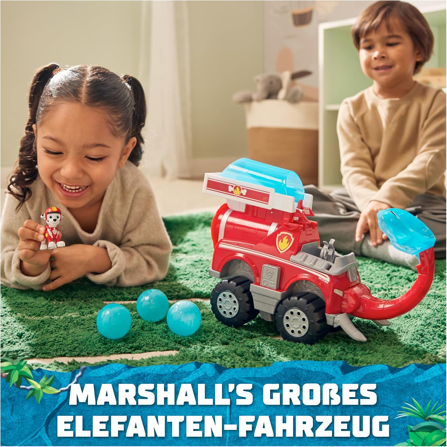 Detalle 2 de PAW Patrol Jungle Pups Elefanten-Fahrzeug