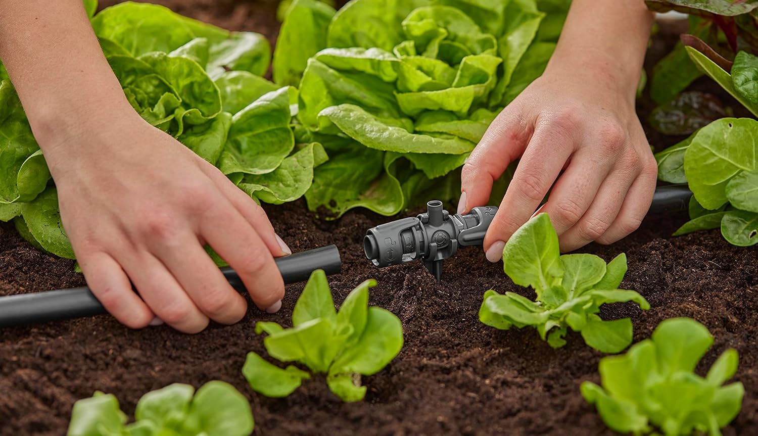 Thumbnail 2 de GARDENA Micro-Drip-System T-Stück für Sprühdüsen (13206-20) – Verbindung für 13-mm-Rohre und Sprühdüsen