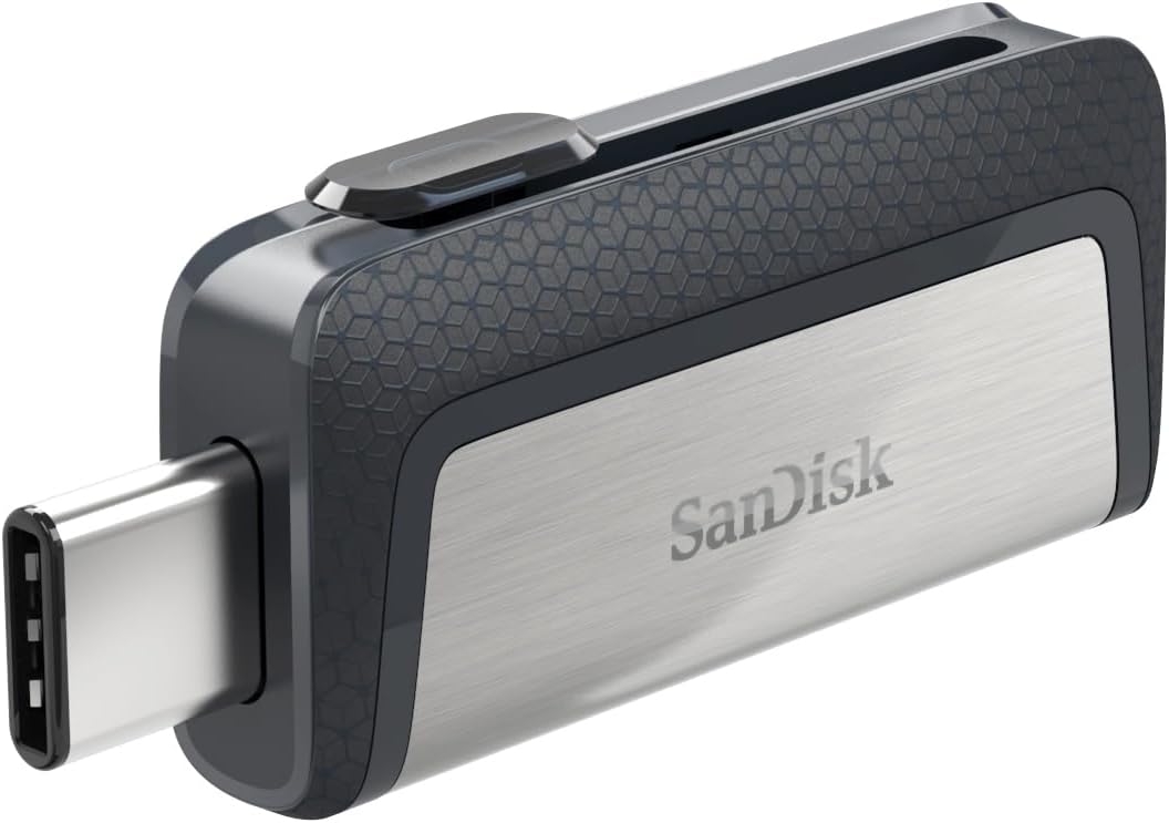Detalle 2 de SanDisk Ultra 128GB Dual Type-C USB 3.1 Flash Drive (Silver)