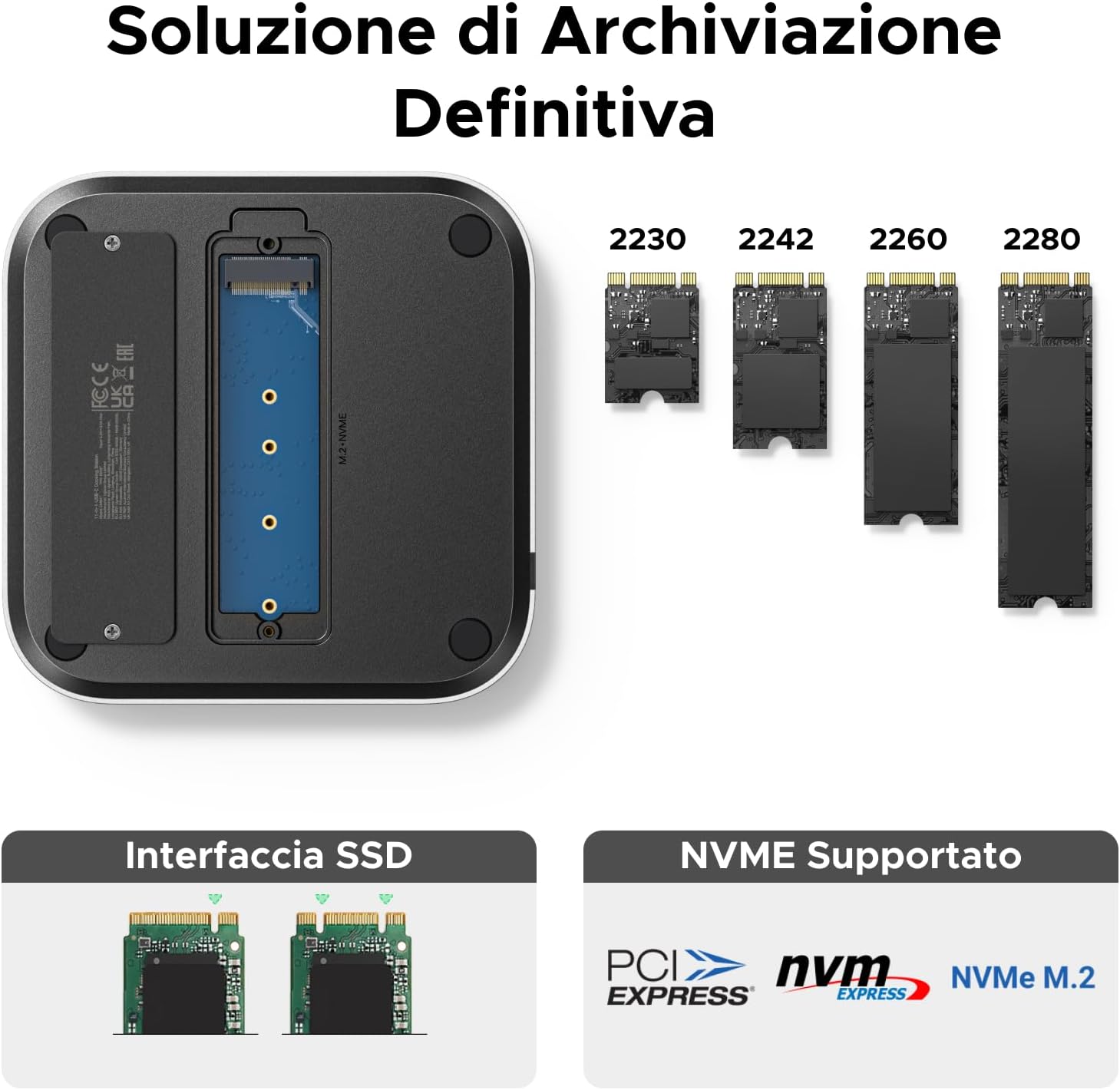Thumbnail 4 de UGREEN Docking Station 10 in 1 per Mac mini M4/M4 Pro con hub USB-C, slot M.2 NVMe e lettore SD/TF