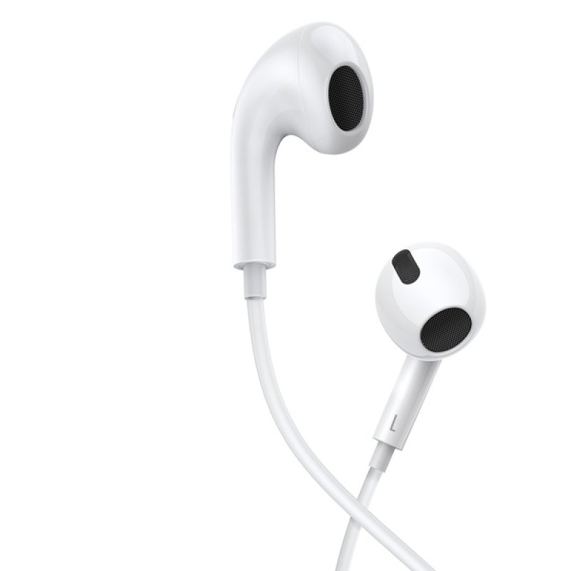 Detalle de Baseus Encok C17: Auriculares intrauditivos con cable USB-C en blanco