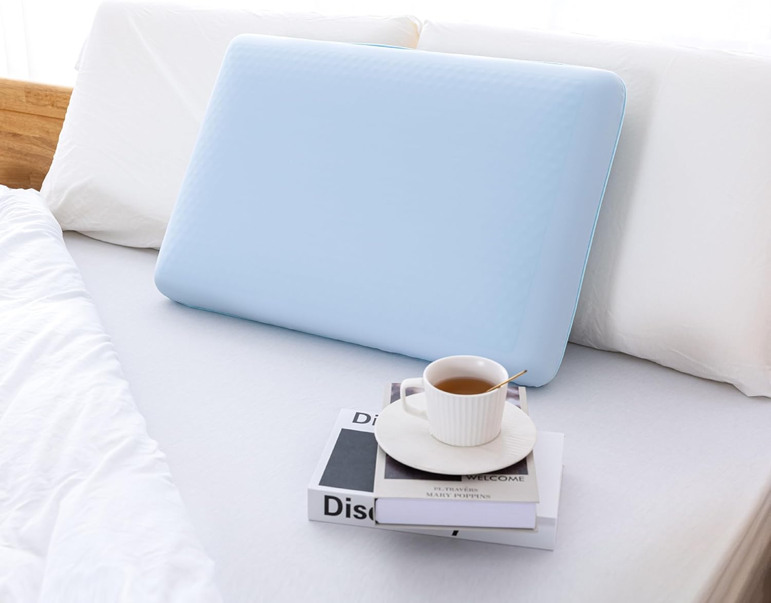 Thumbnail 6 de EGOHOME Cooling Gel Memory Foam Pillow - Reversible Cover for All Sleep Positions