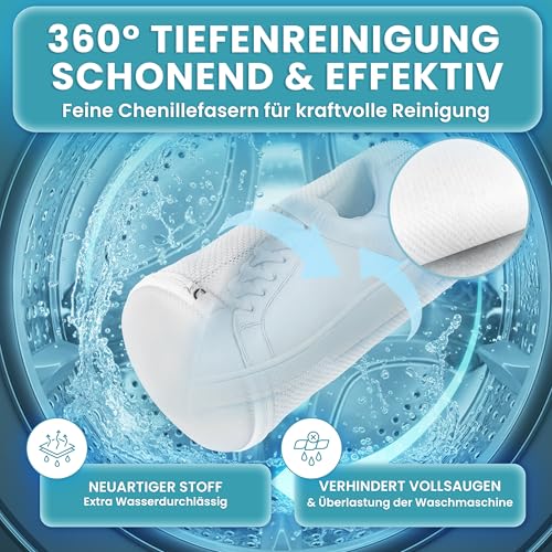 Detalle 2 de Washmate Schuhwaschbeutel 32×19 cm – Schutzbeutel für Sneaker und Schuhe (Washmate)