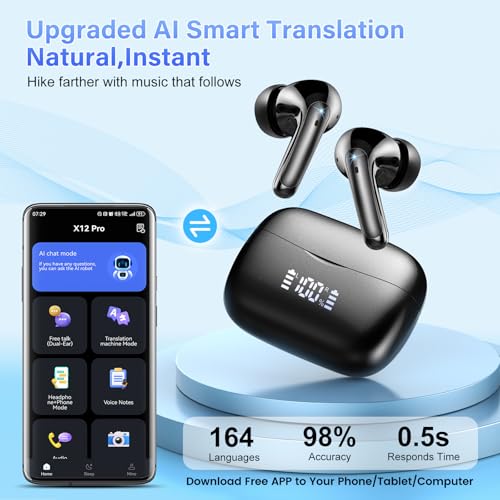 Detalle 2 de AI Traducteur Vocal Bluetooth 5.4 avec 164 langues