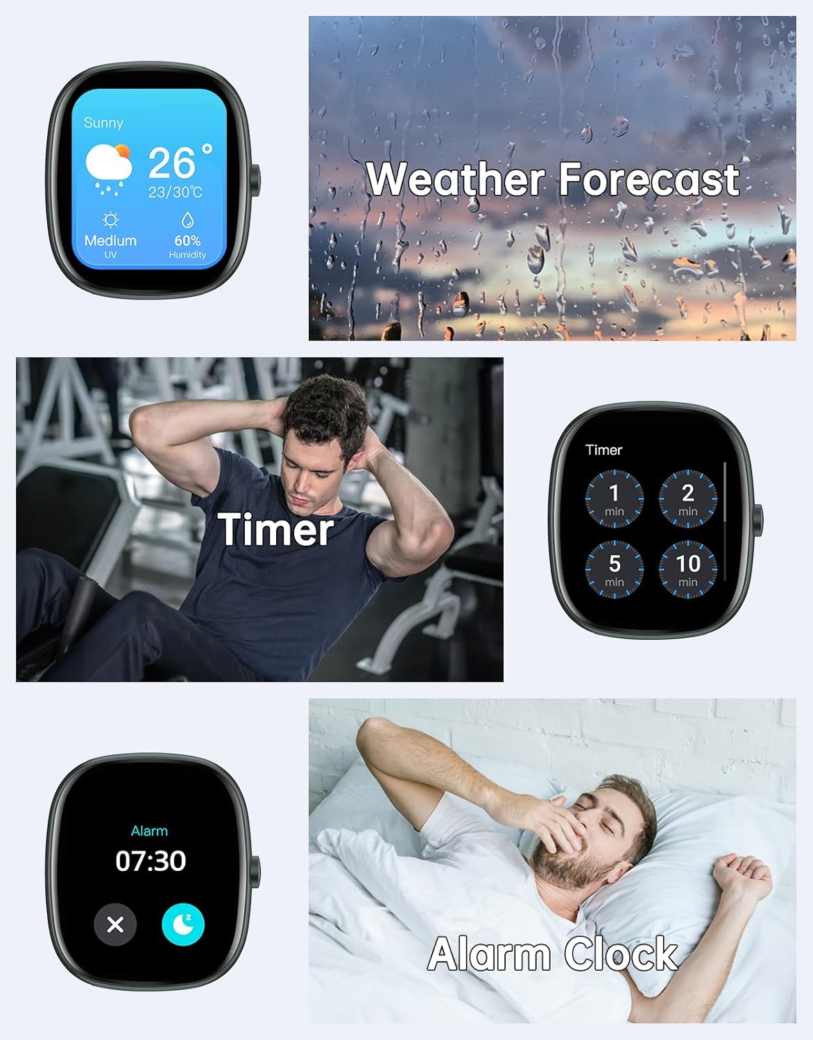 Thumbnail 6 de HUAKUA Smart Watch 1.85" HD