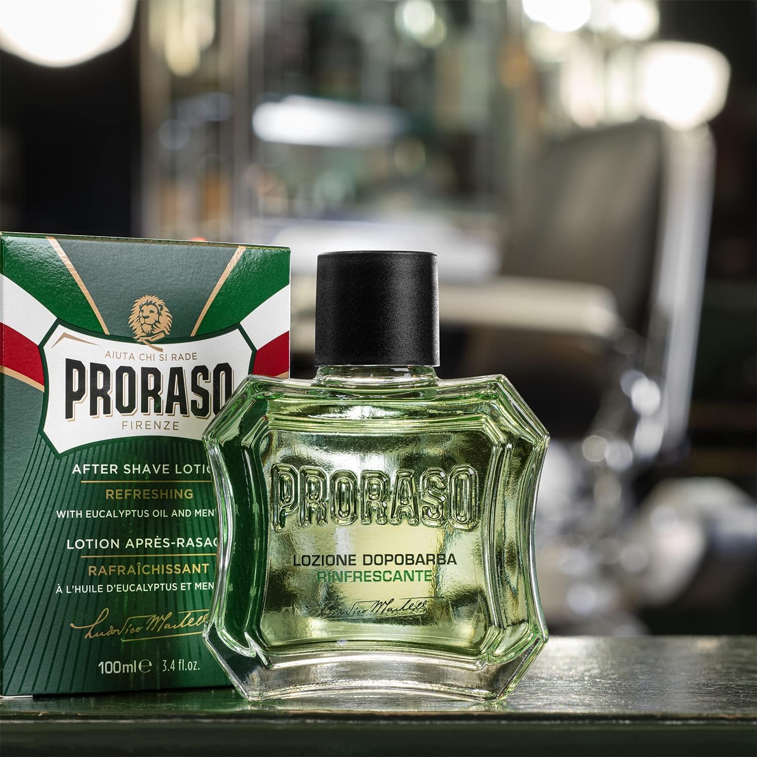 Thumbnail 5 de Proraso Lozione Dopobarba Uomo Rinfrescante 3 x 100 ml – dopobarba all’eucalipto e mentolo, made in Italy