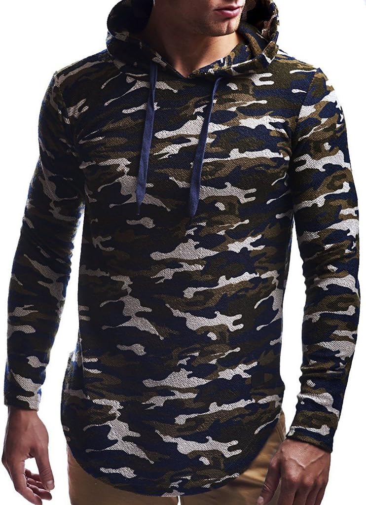 Detalle de Leif Nelson Hoodie LN6300 pour hommes — Pull à capuche long sleeve, coupe ajustée