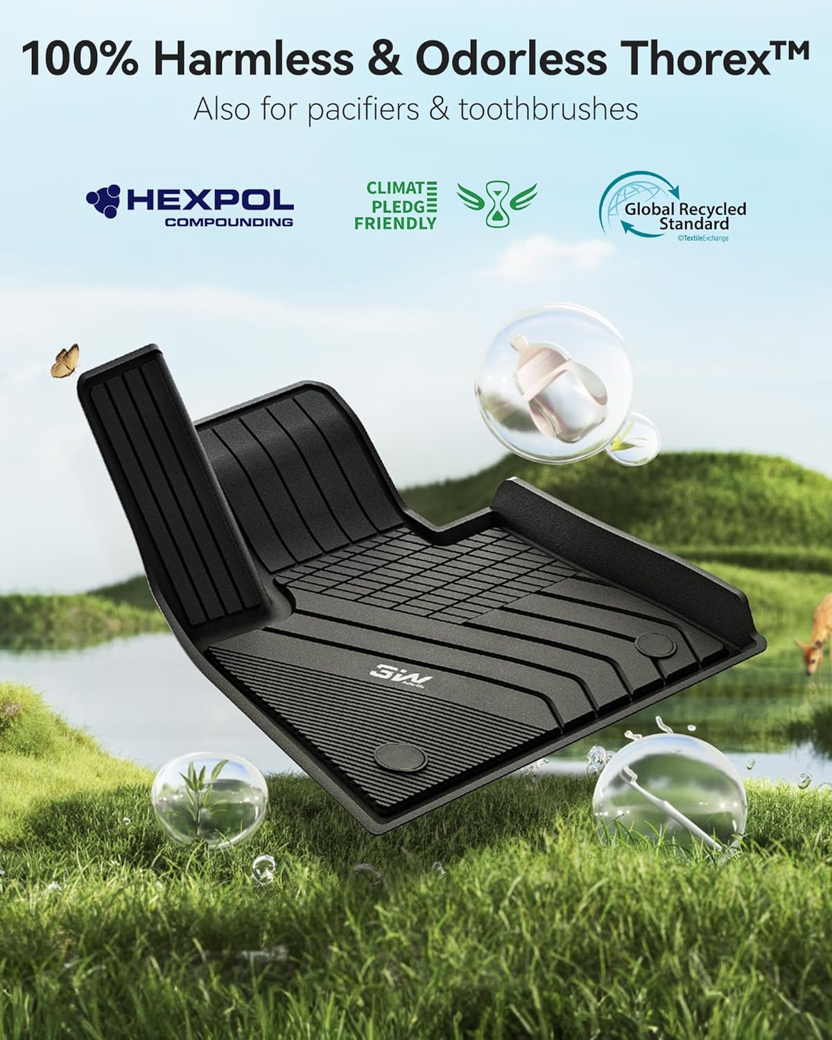 Thumbnail 5 de 3W BMW X6 Floor Mats, 2020–2026,