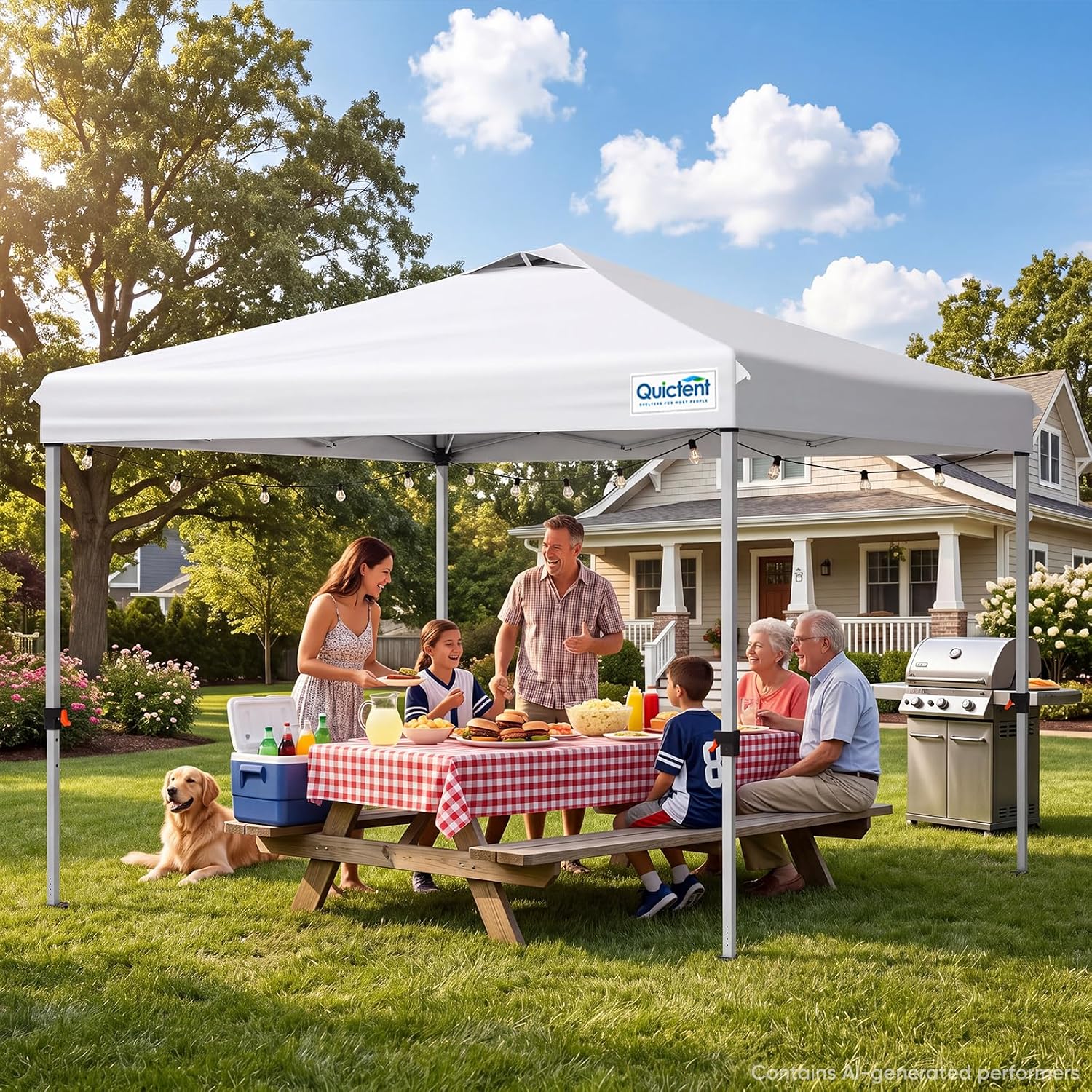 Thumbnail 6 de Quictent CV1203 10x10 Replacement Canopy Top with Air Vent, UV Protection