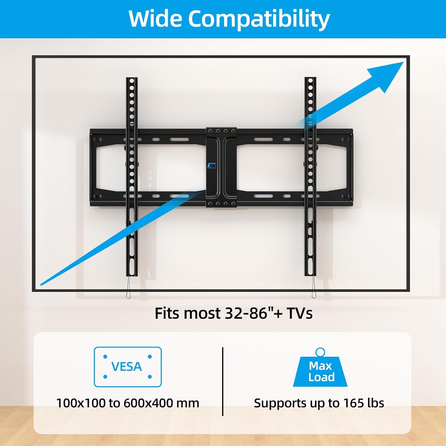 Detalle 2 de HOME VISION HV9601 75KG tilt TV mount