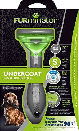 Detalle 2 de FURminator deShedding S para perros pequeños de pelo largo