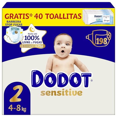 Detalle de Dodot Pañales Bebé Sensitive Talla 2 12 h