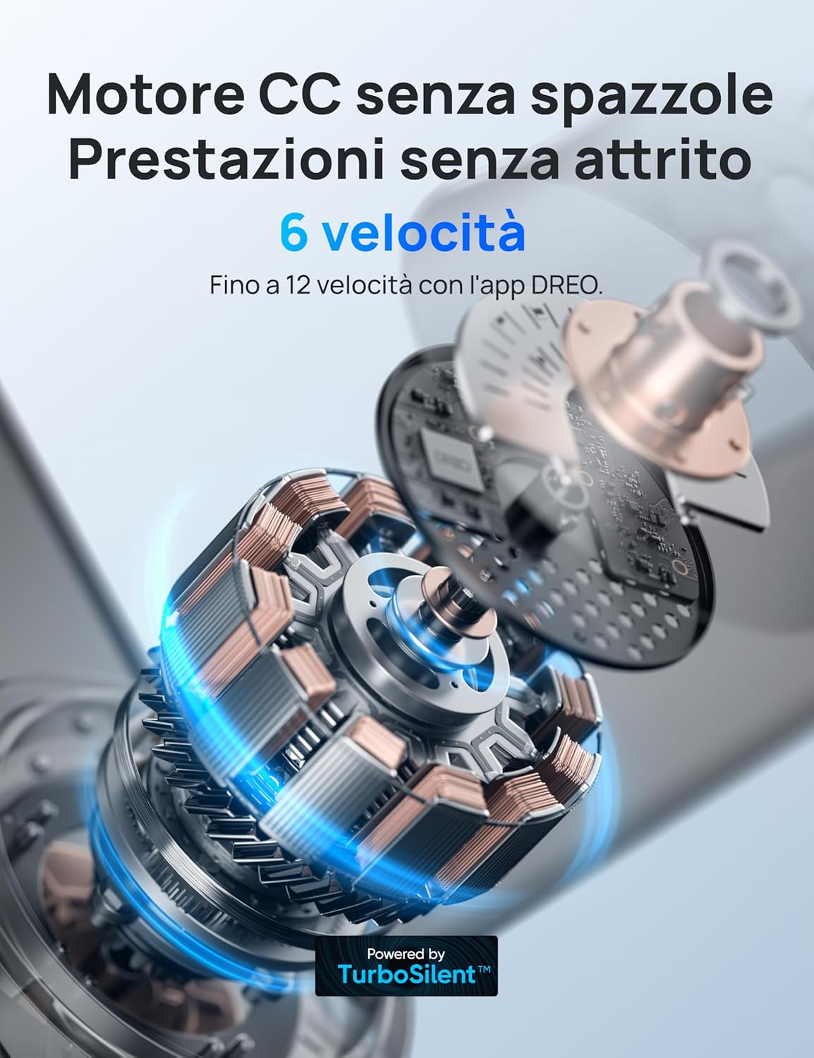 Thumbnail 2 de DREO ventilatore da soffitto smart 132 cm con luce LED, 12 velocità e controllo via app/Alexa