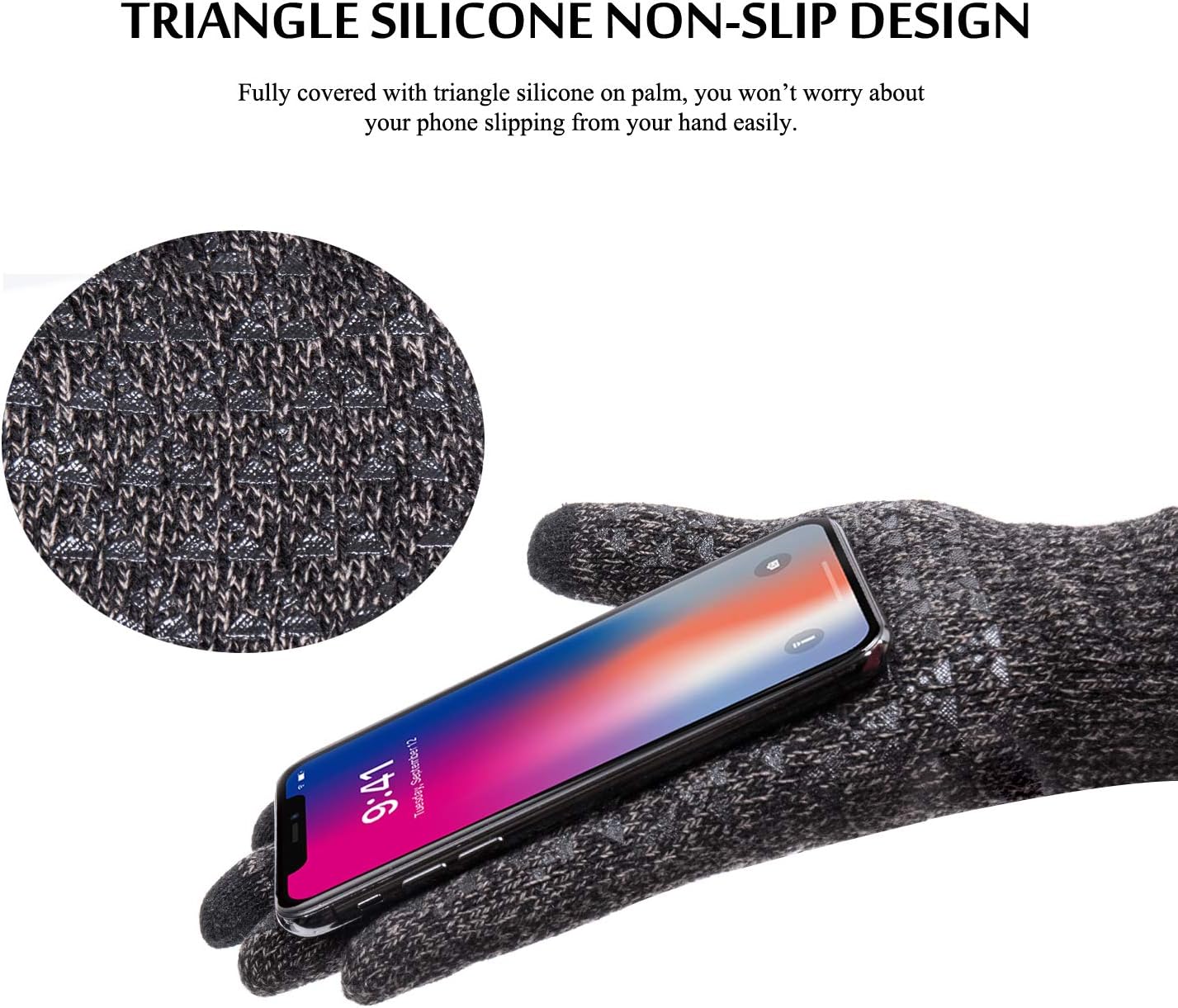 Thumbnail 3 de TRENDOUX Winter Gloves touchscreen thermal gloves
