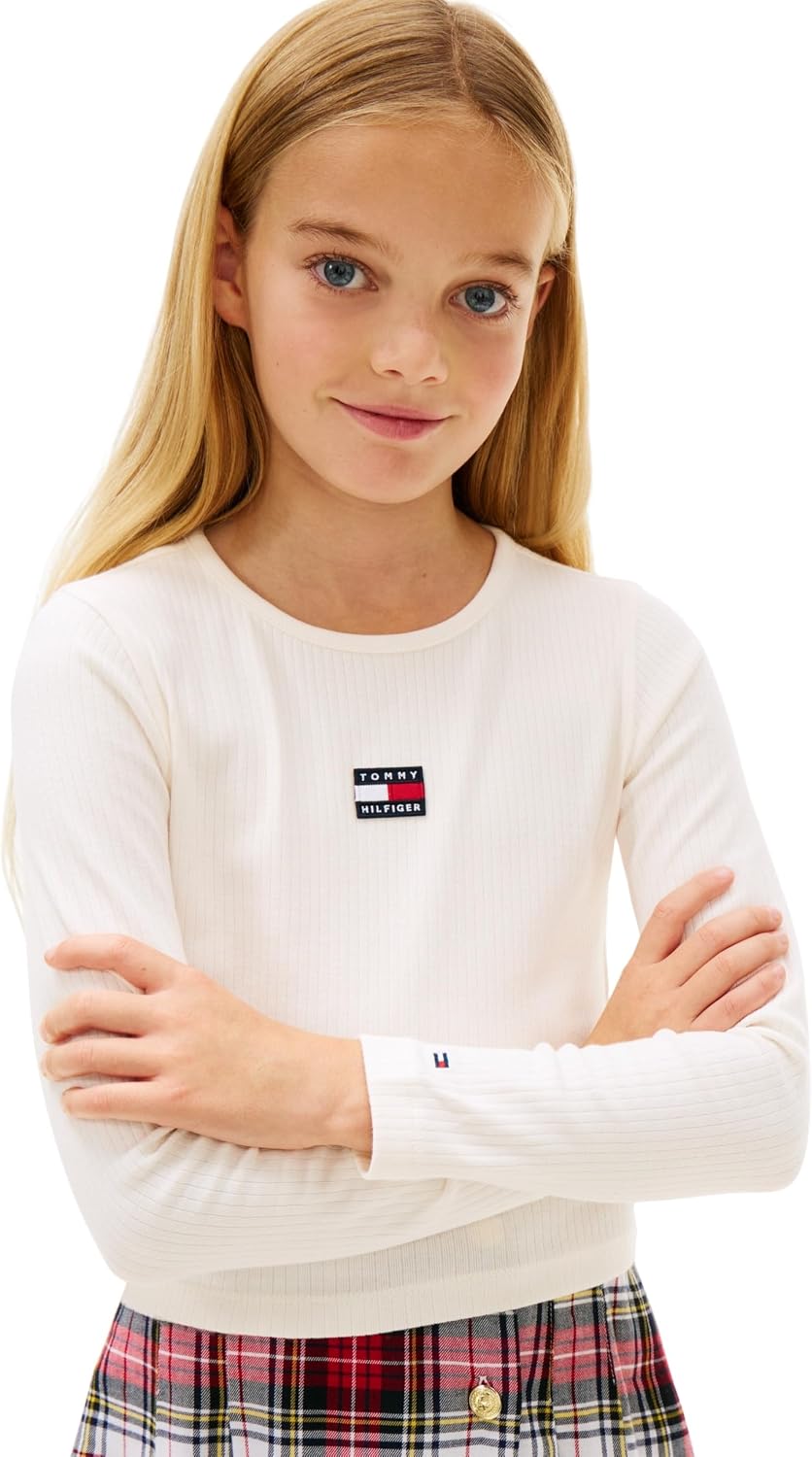 Detalle de Tommy Hilfiger Mädchen Oberteile für Kinder