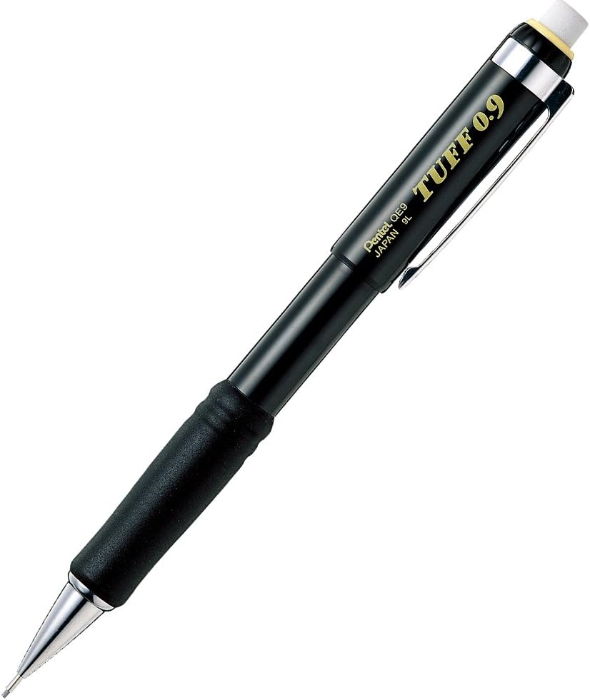 Detalle de ぺんてる タフ XQE5-A シャープペン 0.5mm ブラック 5本セット