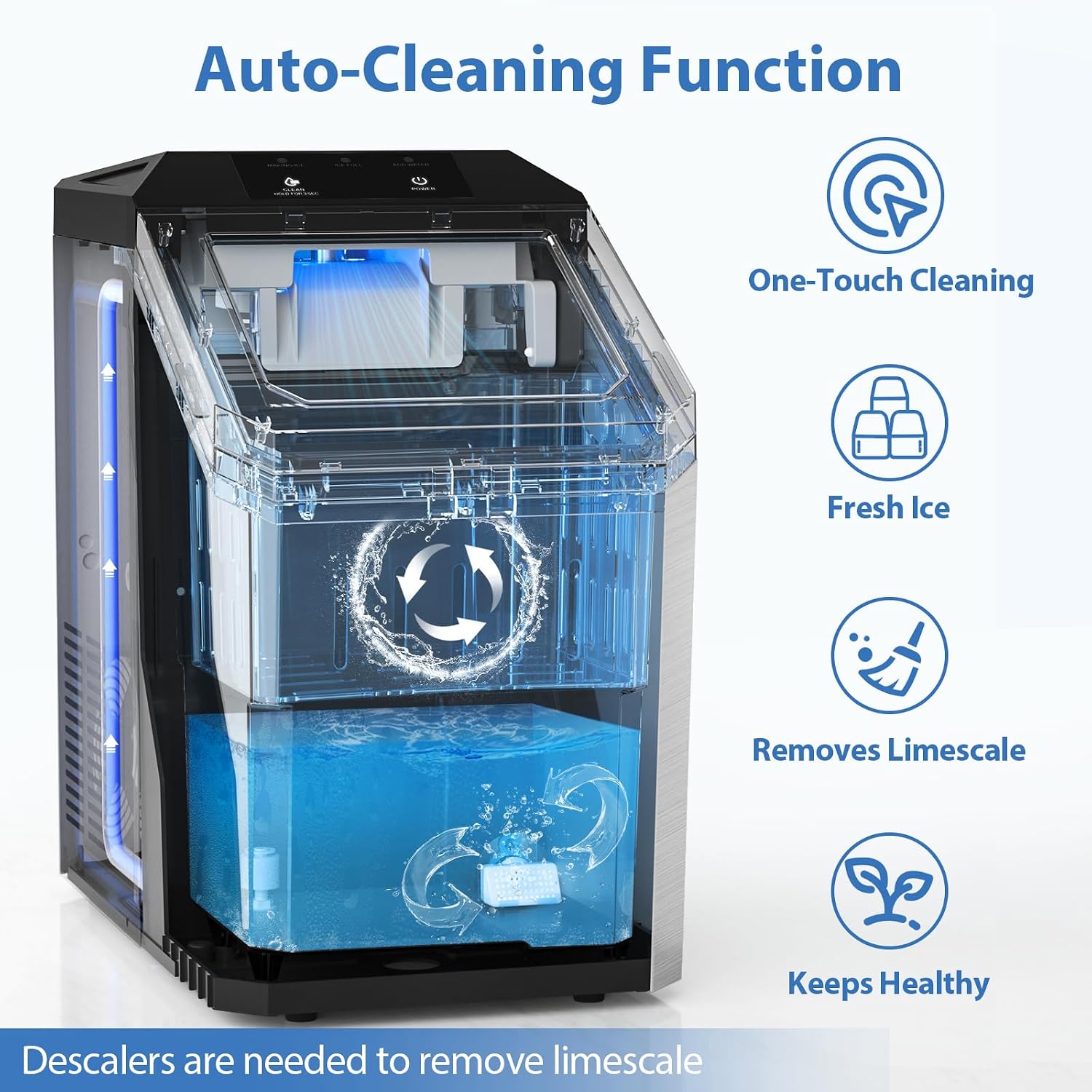 Thumbnail 6 de Aeitto Nugget Ice Maker, 55 lb/day