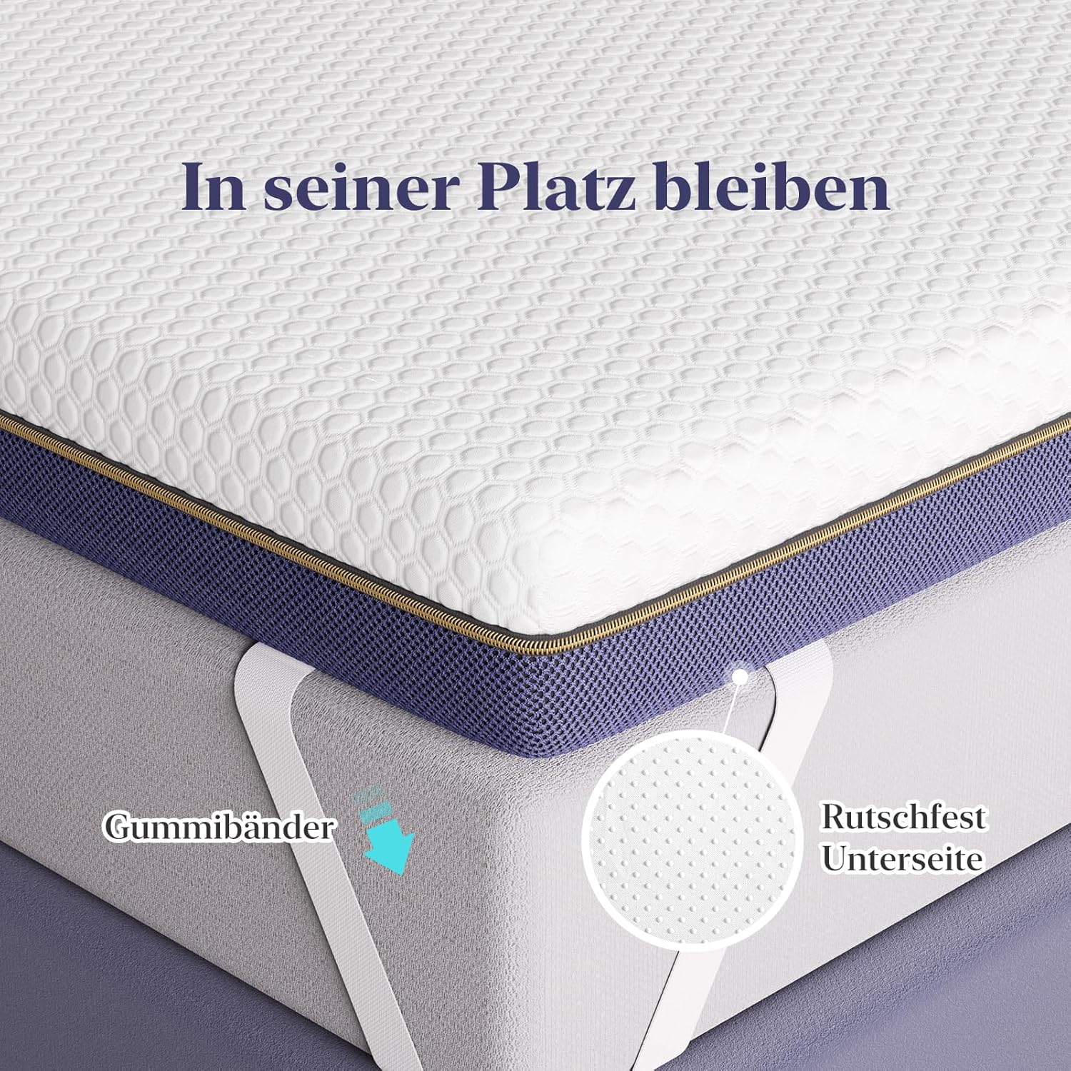Thumbnail 3 de BedStory Gel Memory Foam Topper 10 cm 180x200