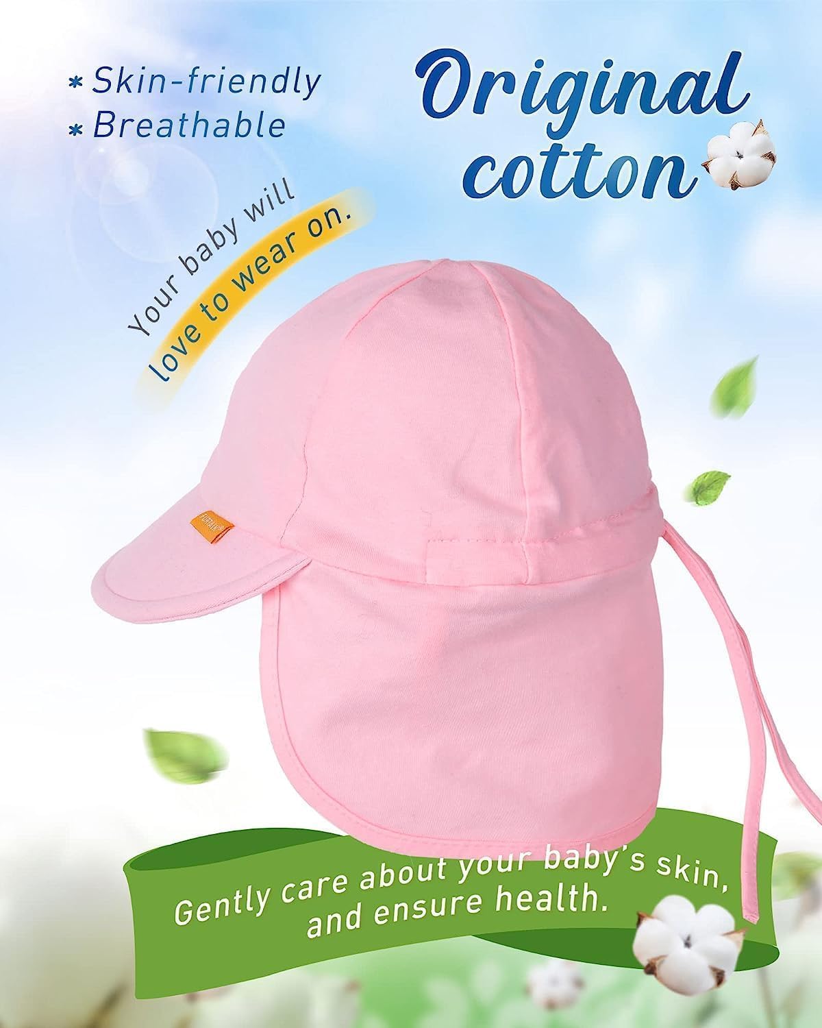 Thumbnail 3 de FURTALK Cotton Baby Toddler Sun Hat UPF 50+ UV Protection