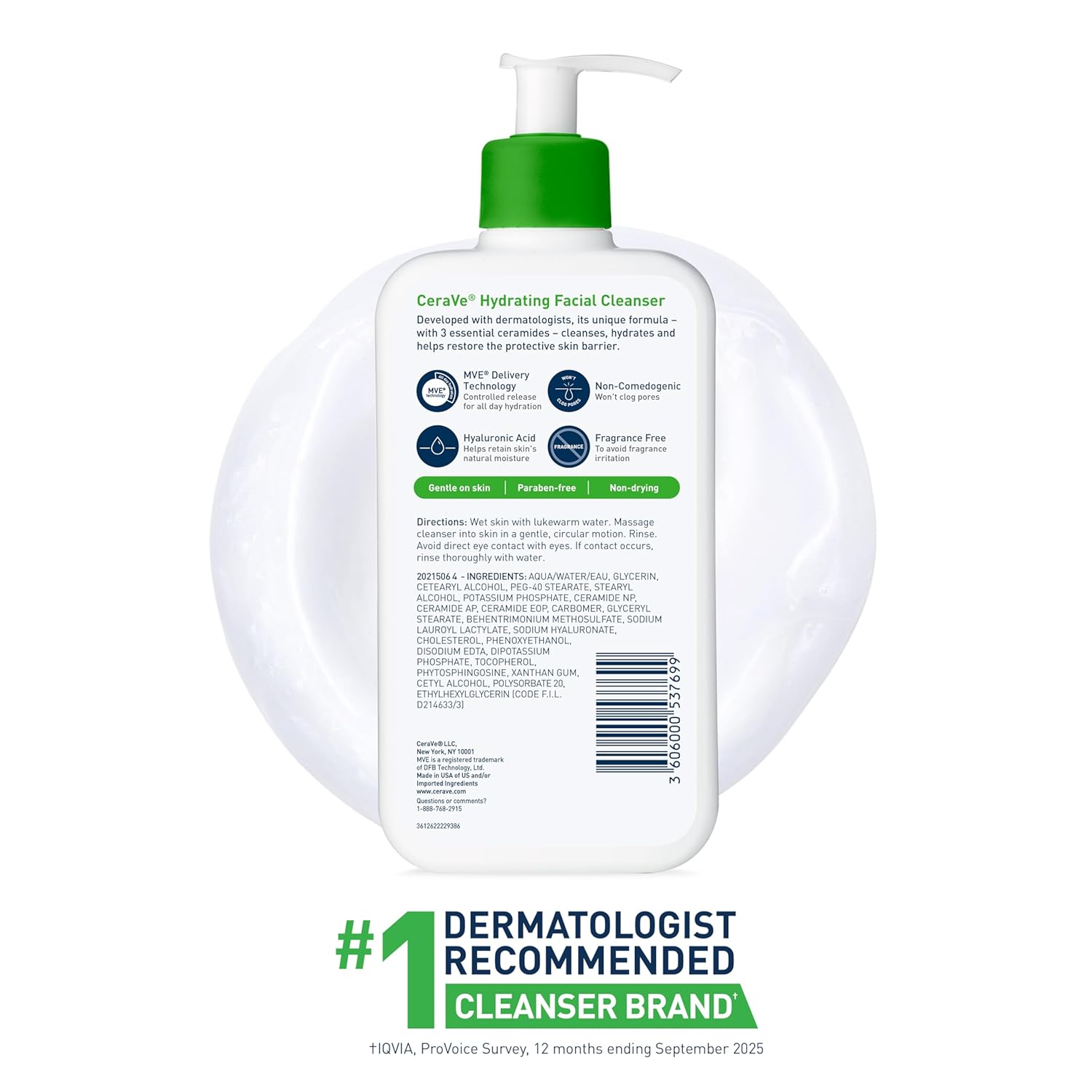 Thumbnail 6 de CeraVe Hydrating Facial Cleanser for Dry Skin