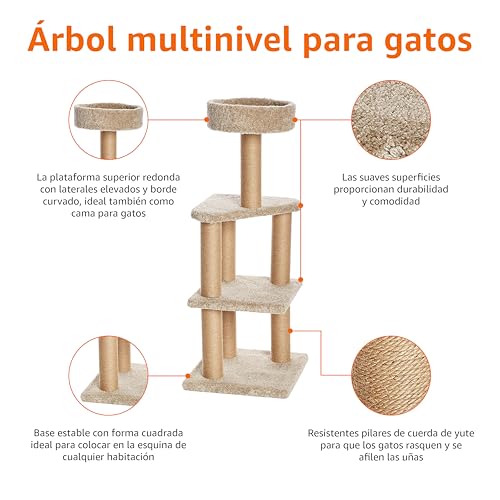 Thumbnail 1 de Amazon Basics Torre de Gatos Multinivel con Rascadores 🐱