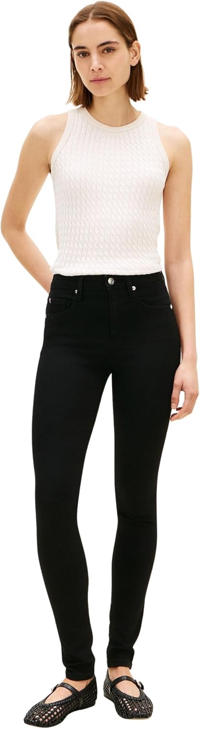 Detalle 2 de Jean femme Tommy Hilfiger Como Skinny taille mi-haute