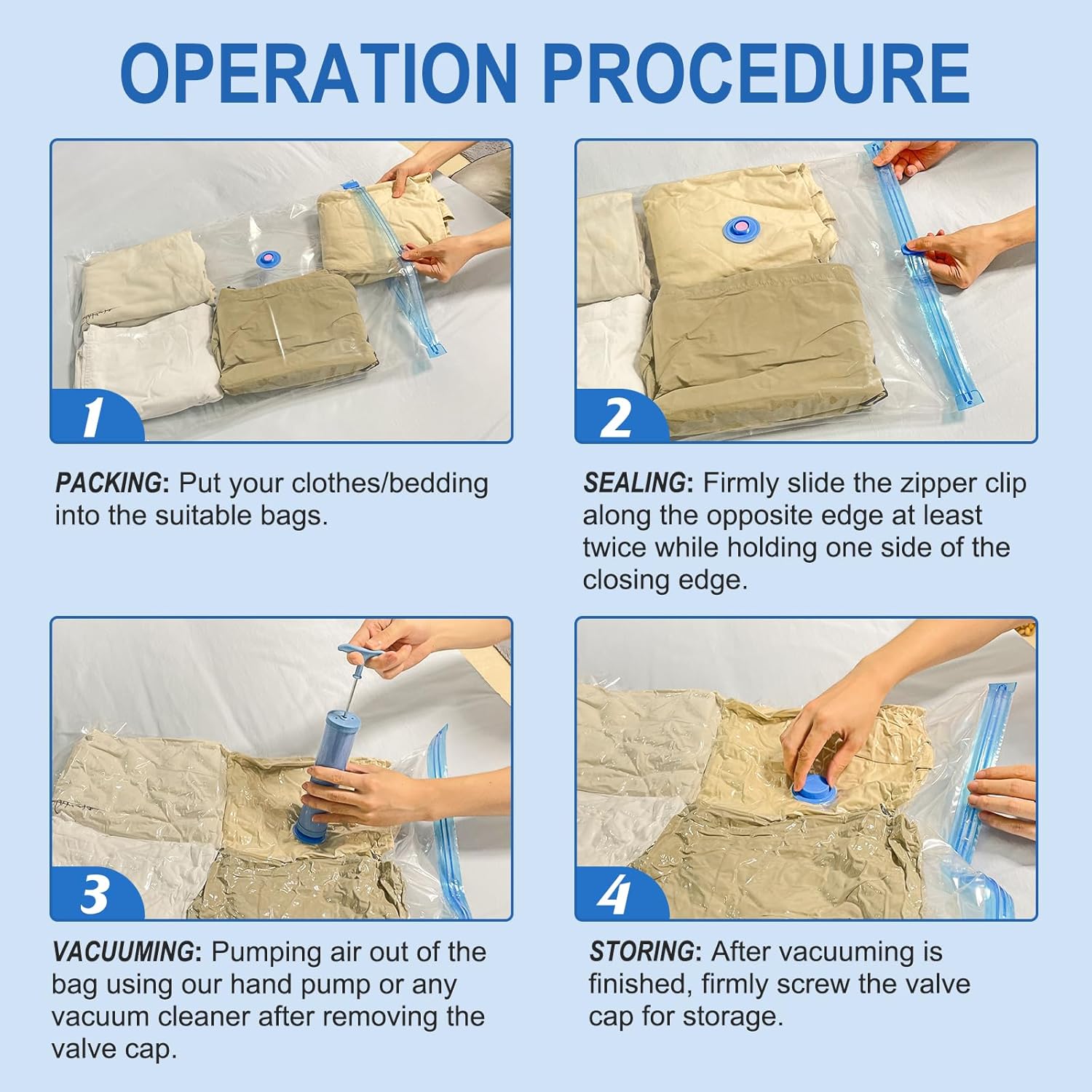 Thumbnail 6 de Fygrip Vacuum Storage Bags 20 Pack