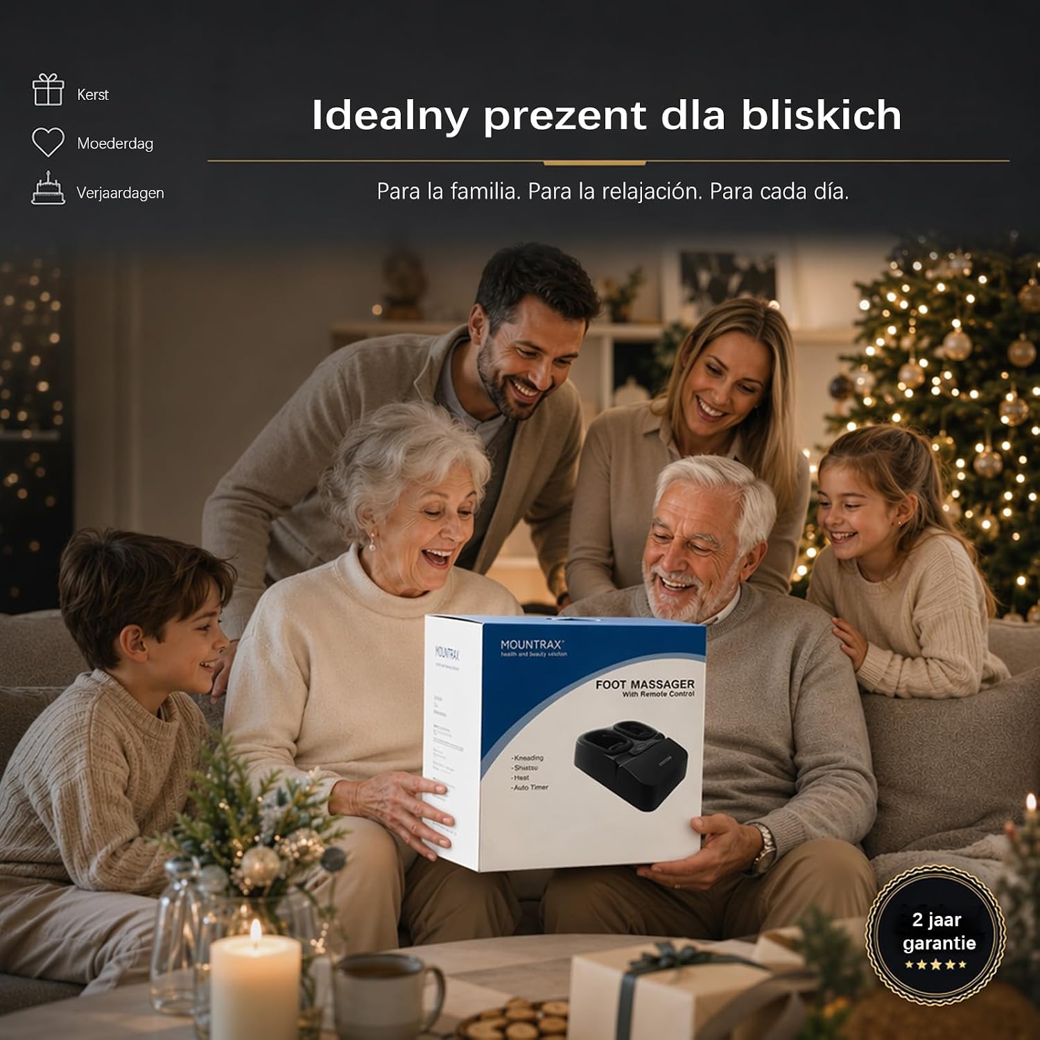 Thumbnail 6 de MOUNTRAX voetmassageapparaat met warmte, shiatsu en 3D-kneden tot maat 46