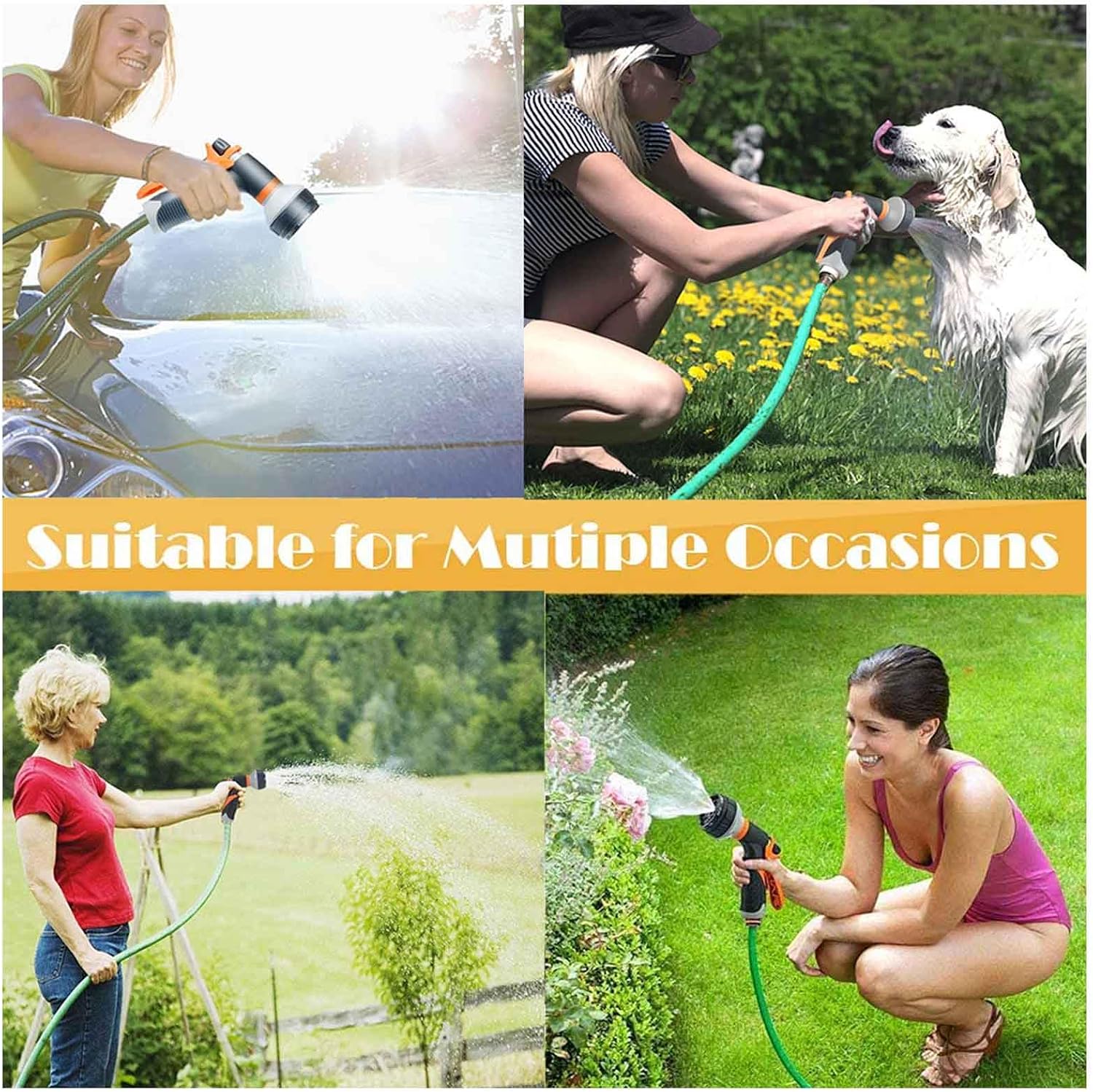 Thumbnail 5 de Garden Hose Spray Gun Set 8-pattern