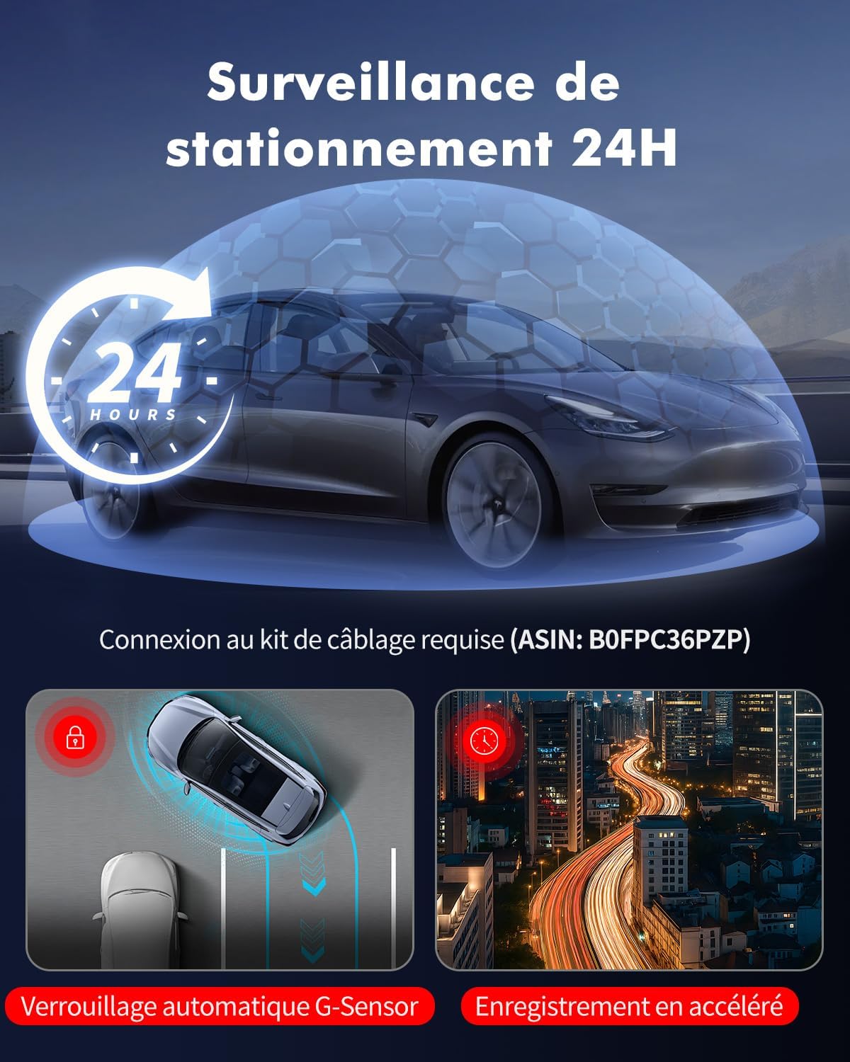 Thumbnail 5 de Frvesroe V1 dashcam 3 canaux 64 Go
