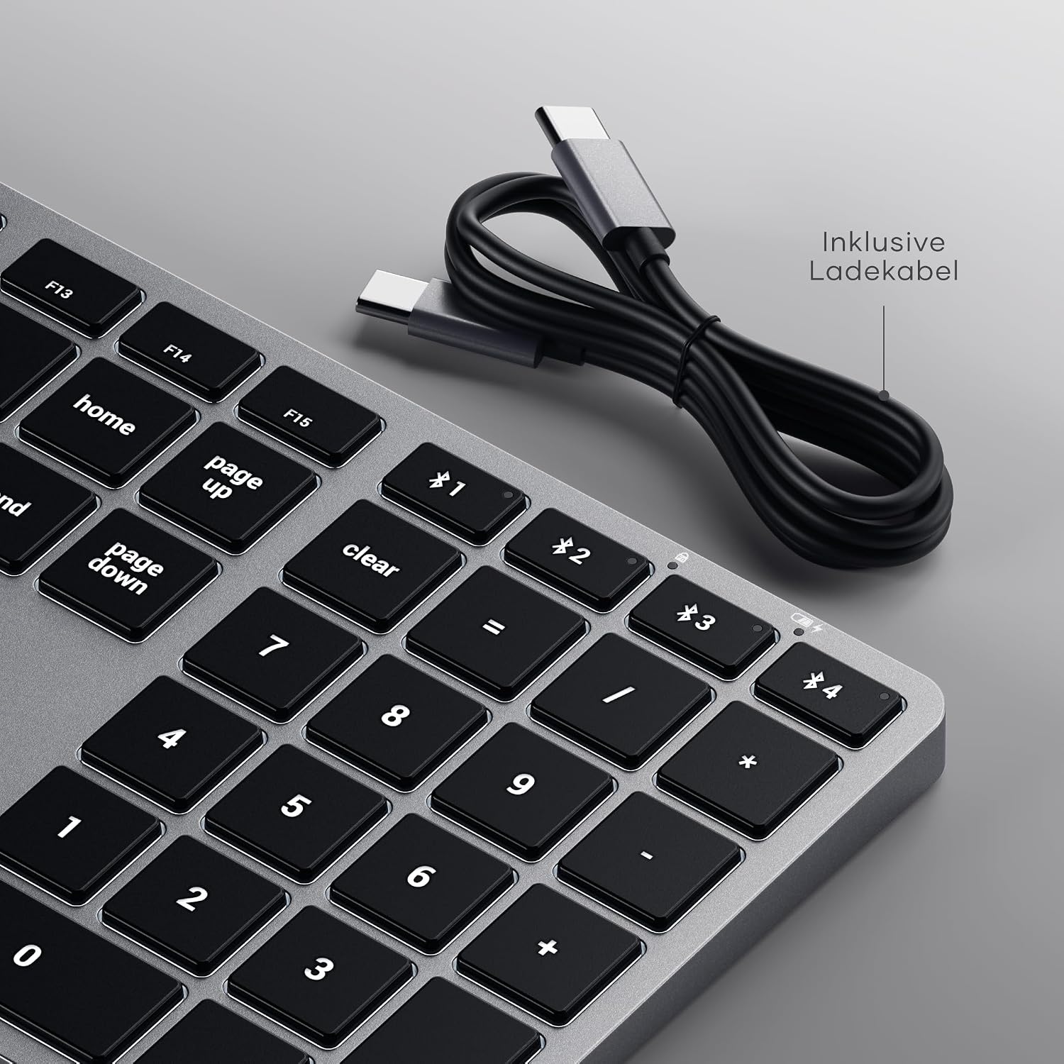 Thumbnail 5 de SATECHI Slim X3 Bluetooth Tastatur 4 Geräte ⌨