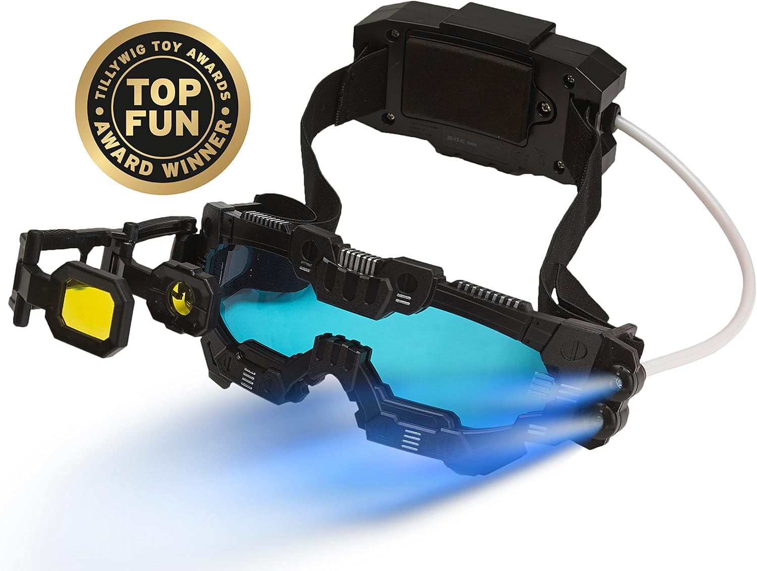 Detalle 1 de SpyX Micro Gear Set + Night Mission Goggles with Adjustable Belt and LED Beams