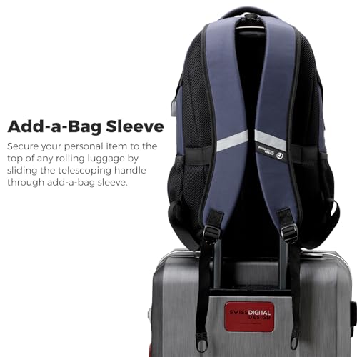 Thumbnail 6 de Swissdigital Design Laptop Backpack SD803-12 with USB-C Charging and RFID Protection