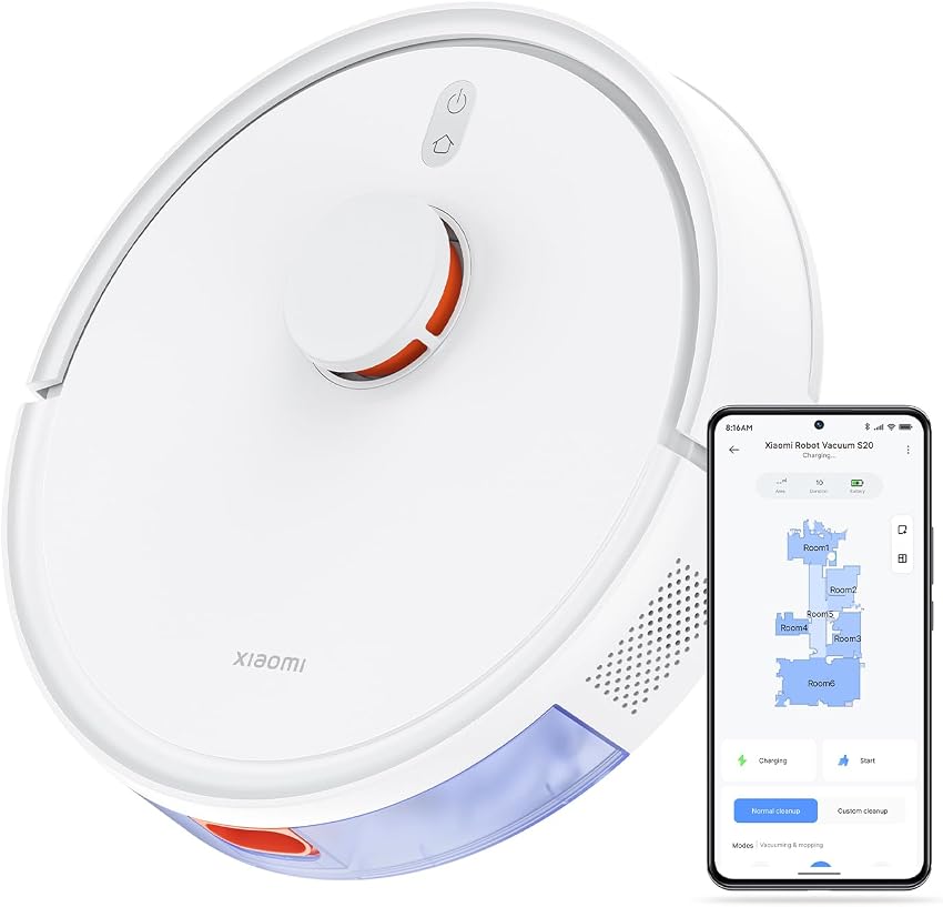 Detalle 2 de XIAOMI Robot Vacuum T12 3500 Pa, friegasuelos 🤖