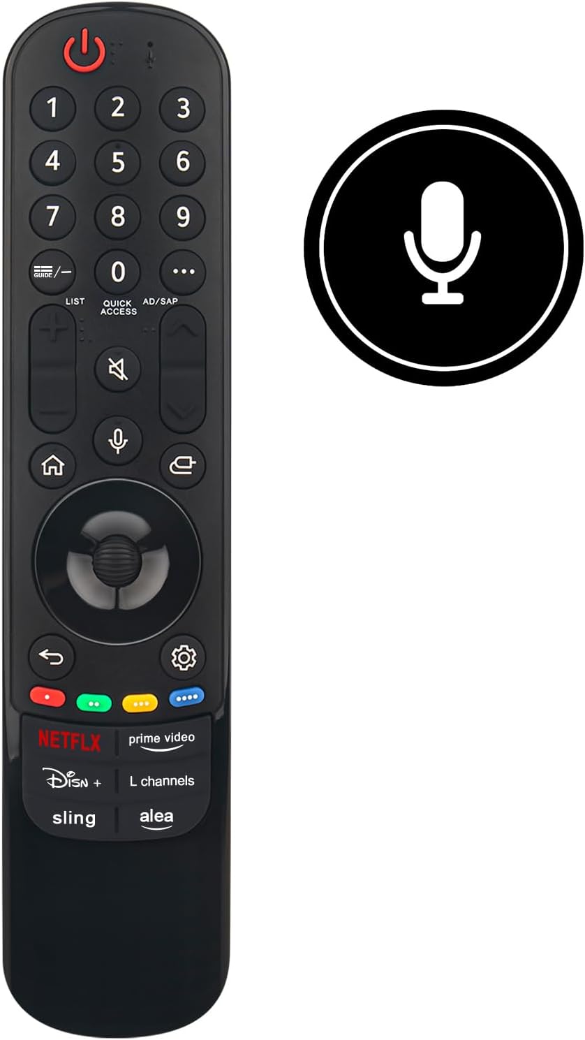 Detalle de MR24GA AKB76045002 Voice Replaced Remote Control for LG 2024 TVs