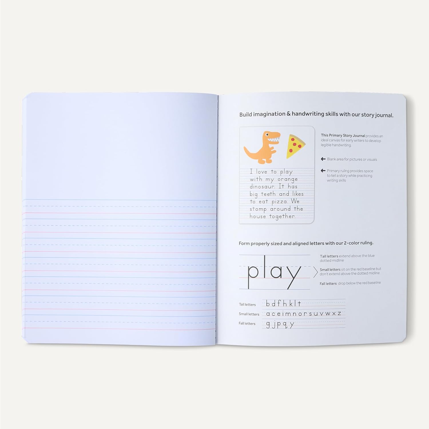 Thumbnail 3 de Amazon Basics Primary Composition Notebook, 9.75" x 7.5", 100 Sheets, 3-Pack