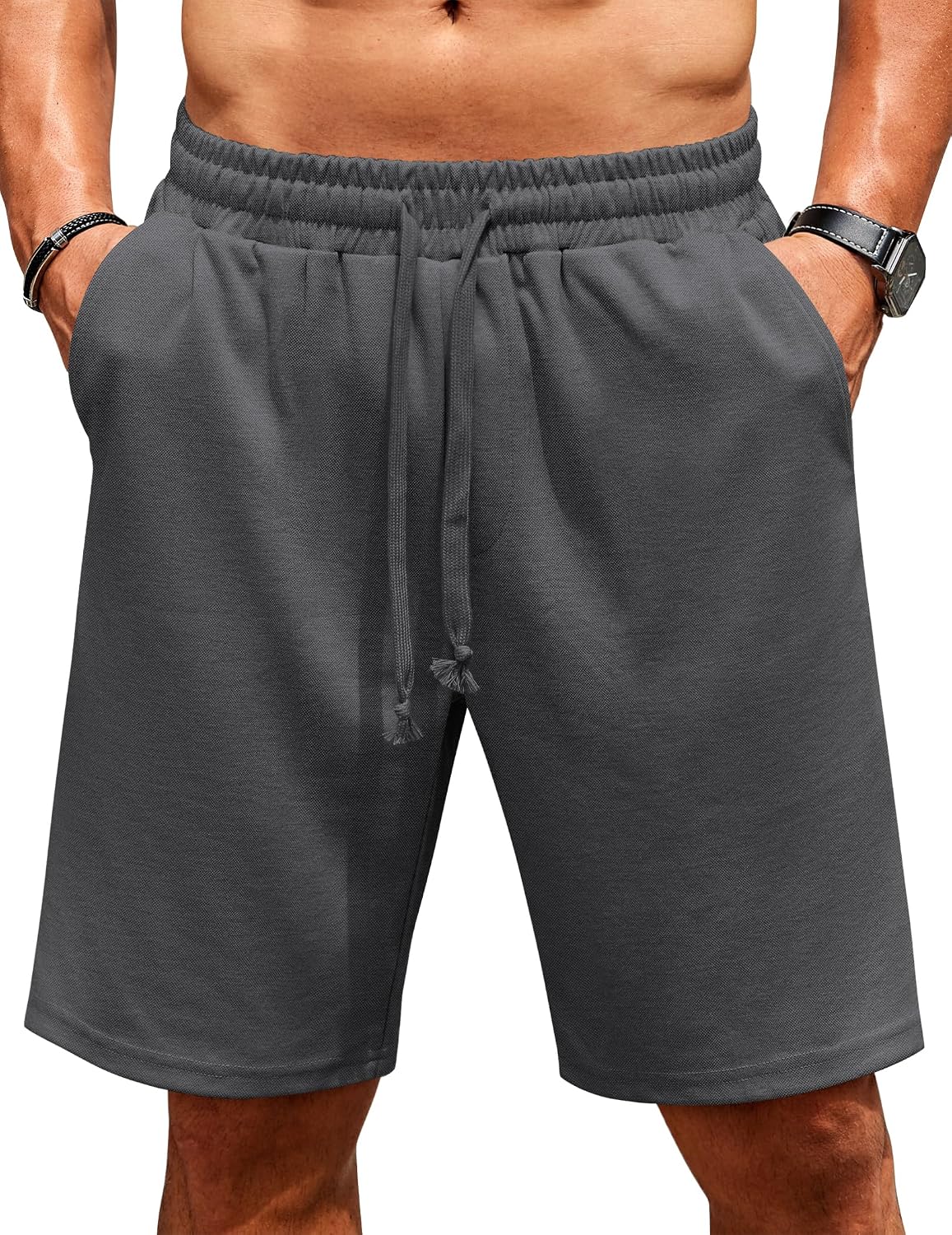 Thumbnail 6 de COOFANDY Kurze Hosen Herren – Leichte Sommer Shorts mit elastischem Bund und Taschen
