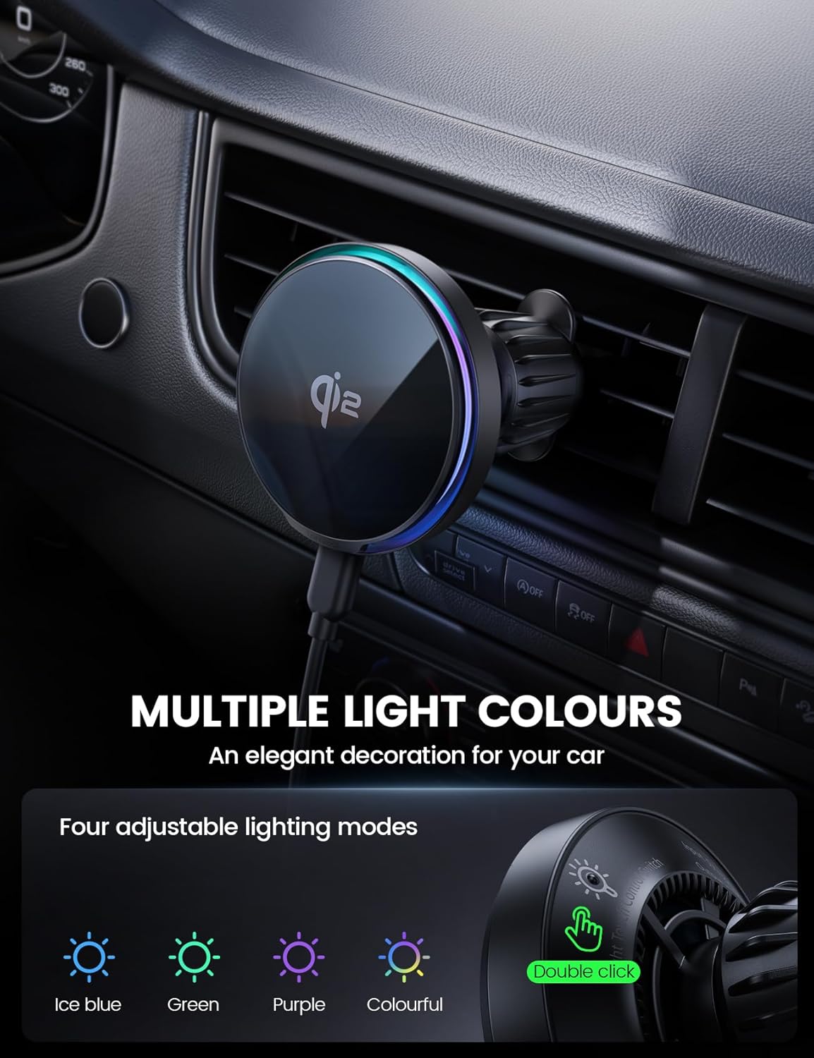 Thumbnail 4 de Lamicall Qi2 15W MagSafe Car Mount