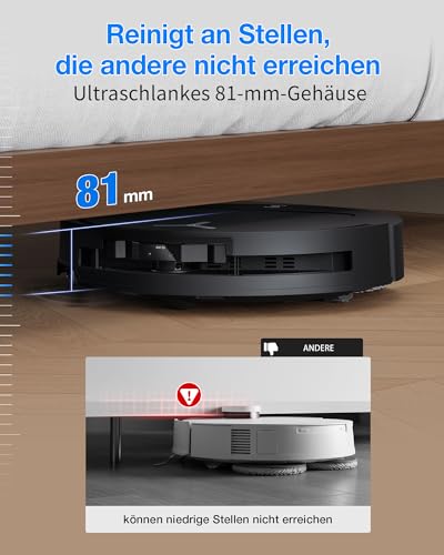 Detalle 2 de ECOVACS Deebot T50 Omni Gen3 Saugroboter – starke Saugkraft, smarte Wartung inklusive Omni-Station