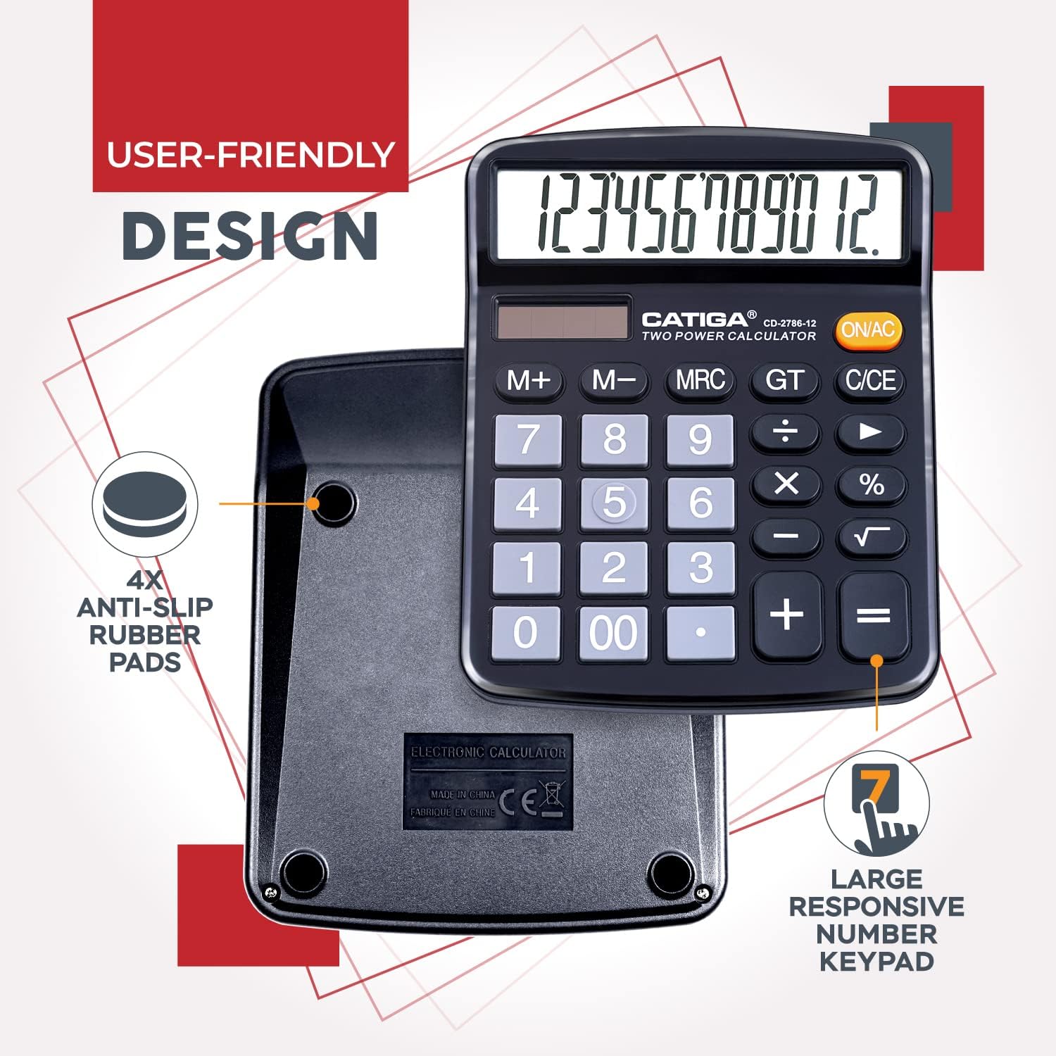 Thumbnail 4 de CATIGA 12 Digit Desk Calculator 📟
