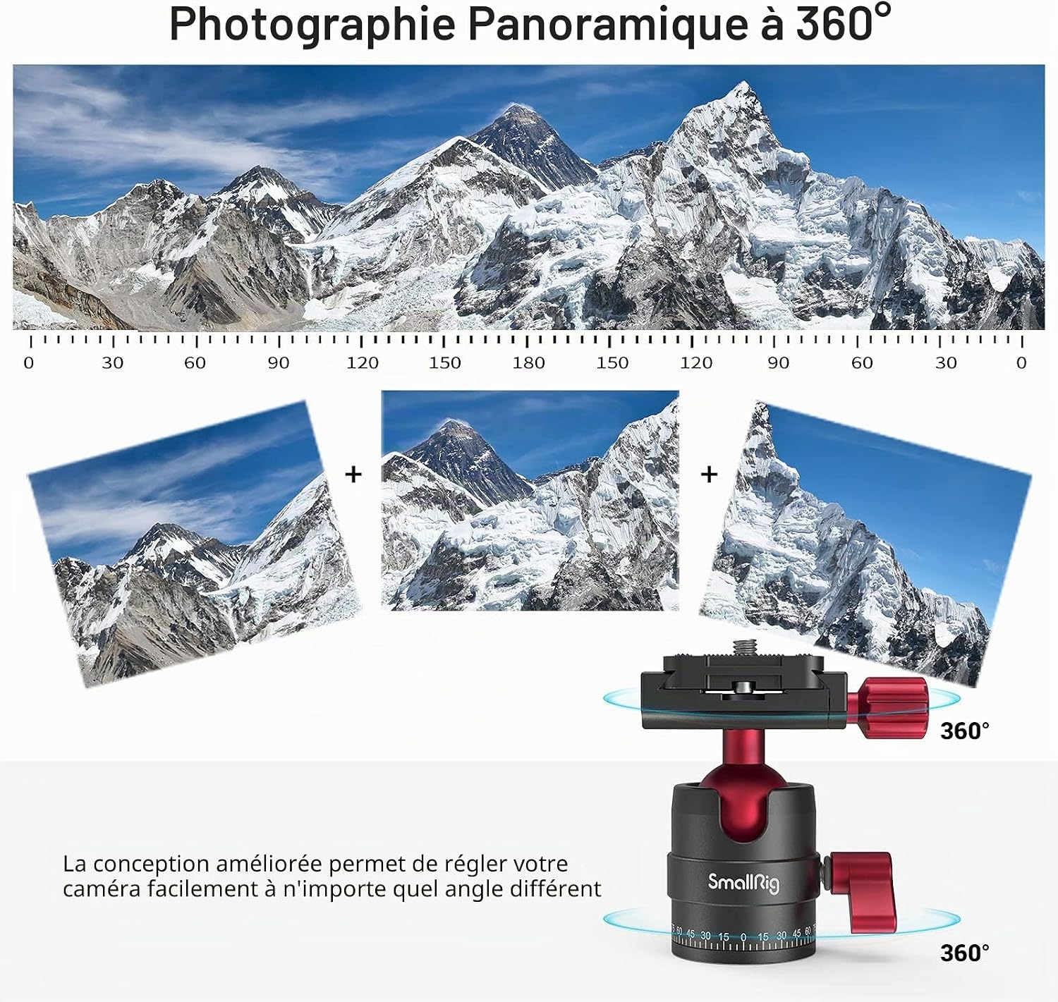 Thumbnail 4 de SMALLRIG 3034 Rotule panoramique 5 kg