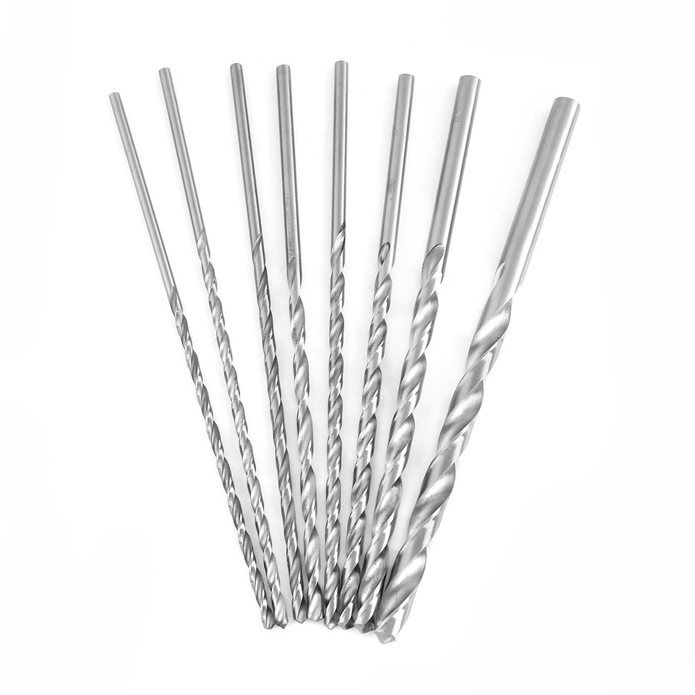 Thumbnail 2 de Yosoo Health Gear extra lange spiraalborenset, 8 maten van 4–10 mm
