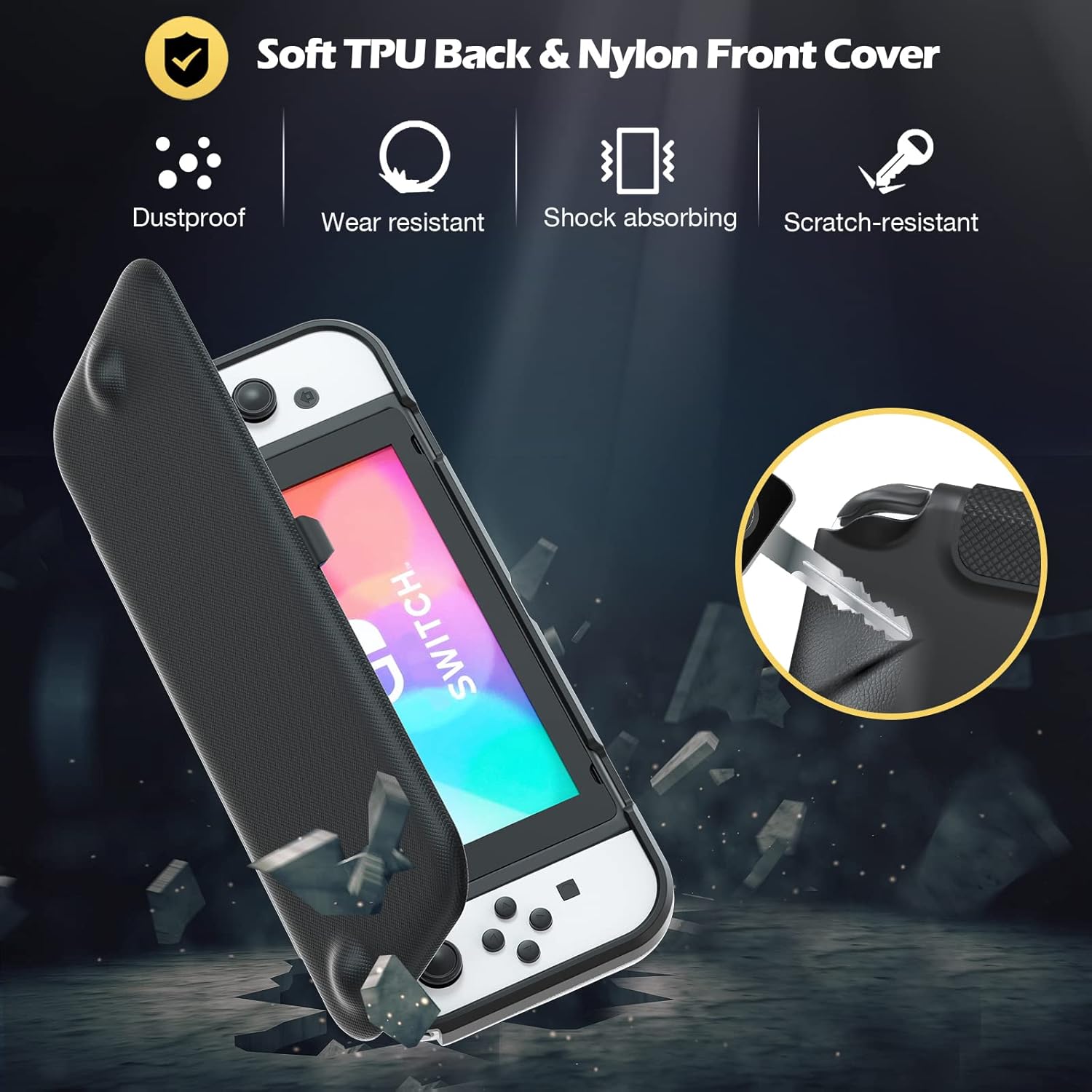 Thumbnail 2 de ProCase Flip Cover for Nintendo Switch OLED