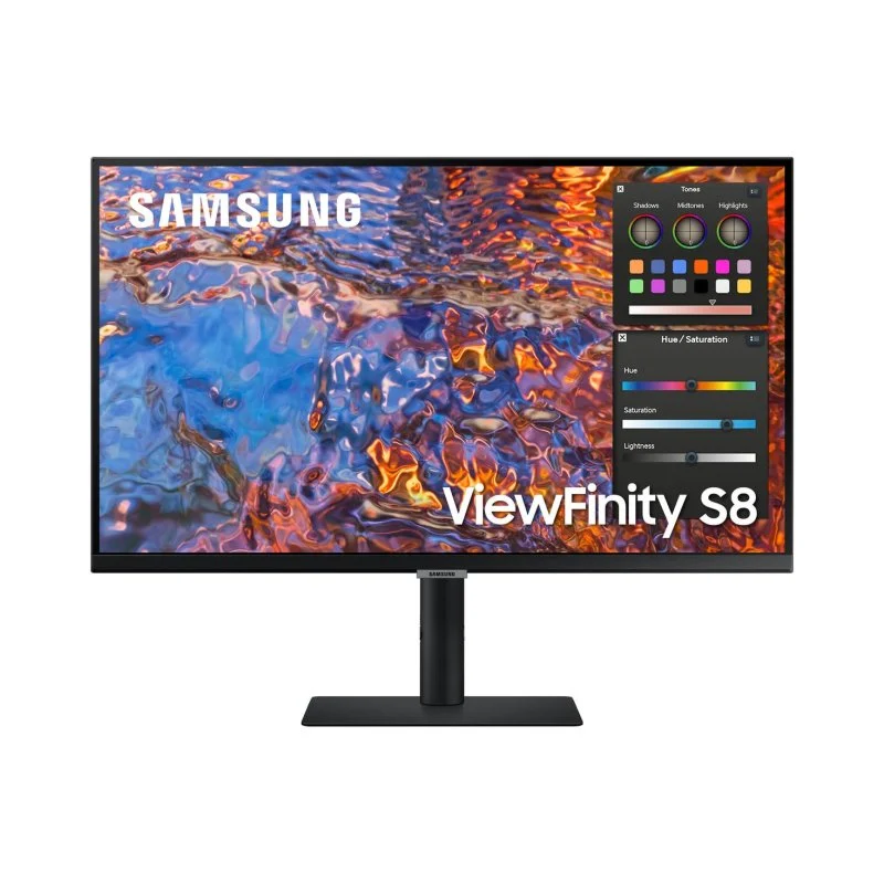 Detalle de Samsung S80PB 32" 4K: IPS, HDR600 y ergonomía profesional para edición y diseño